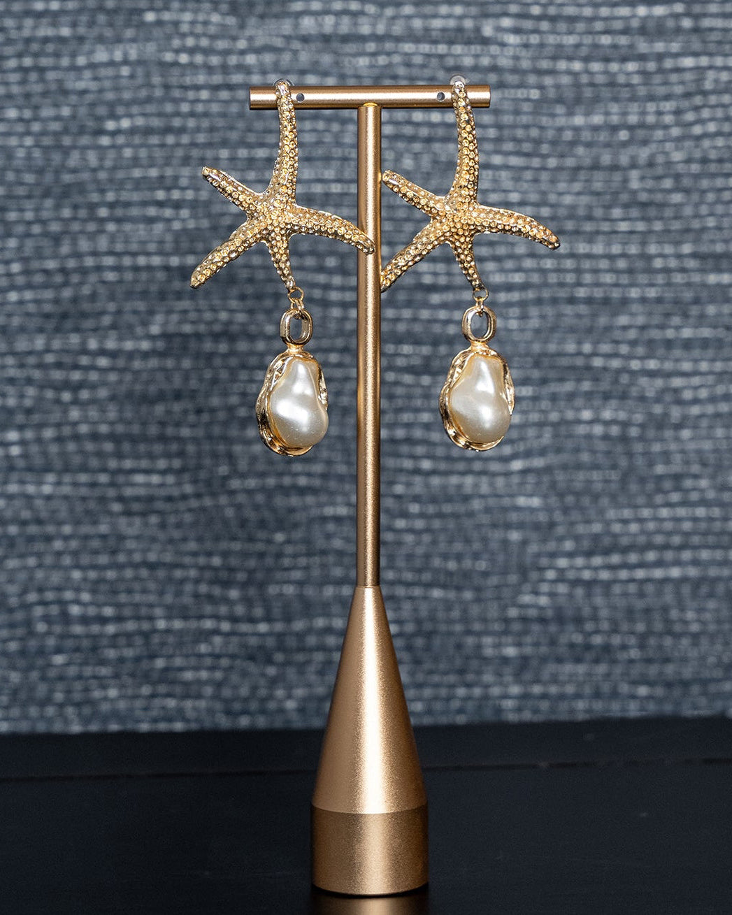 Golden Tide Starfish Earrings