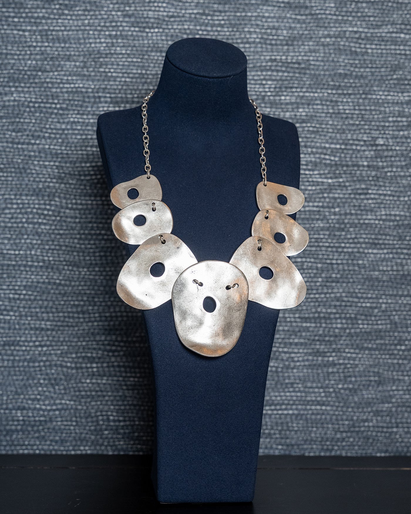 Sculpted Sands Silver  Necklace