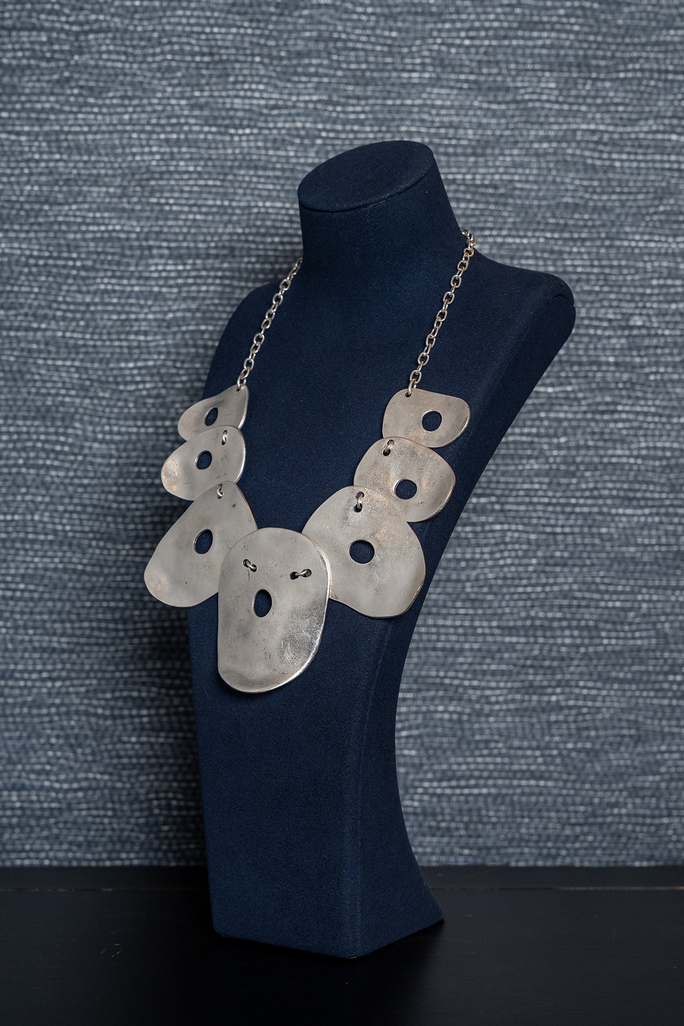 Sculpted Sands Silver  Necklace