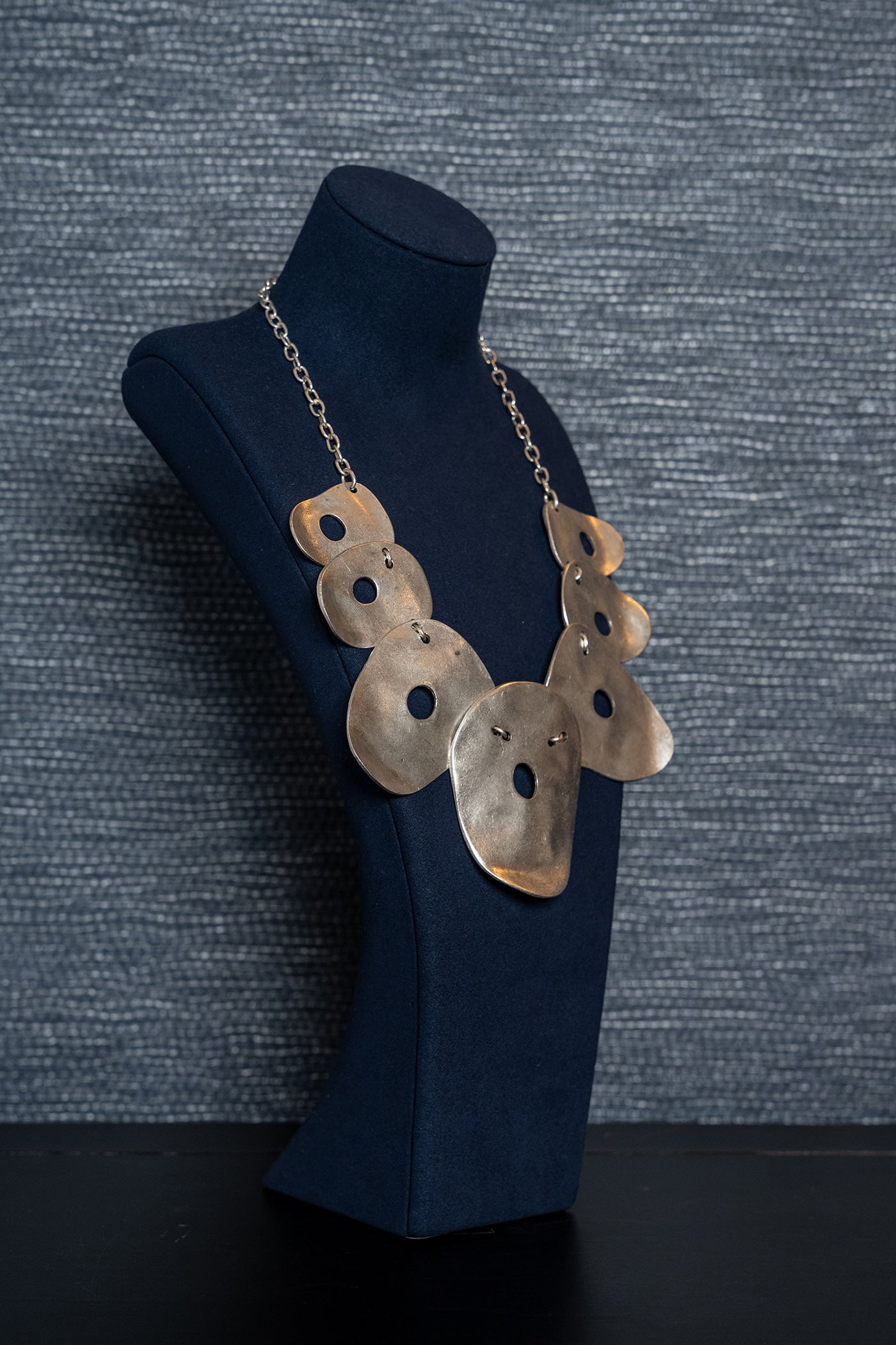Sculpted Sands Silver  Necklace