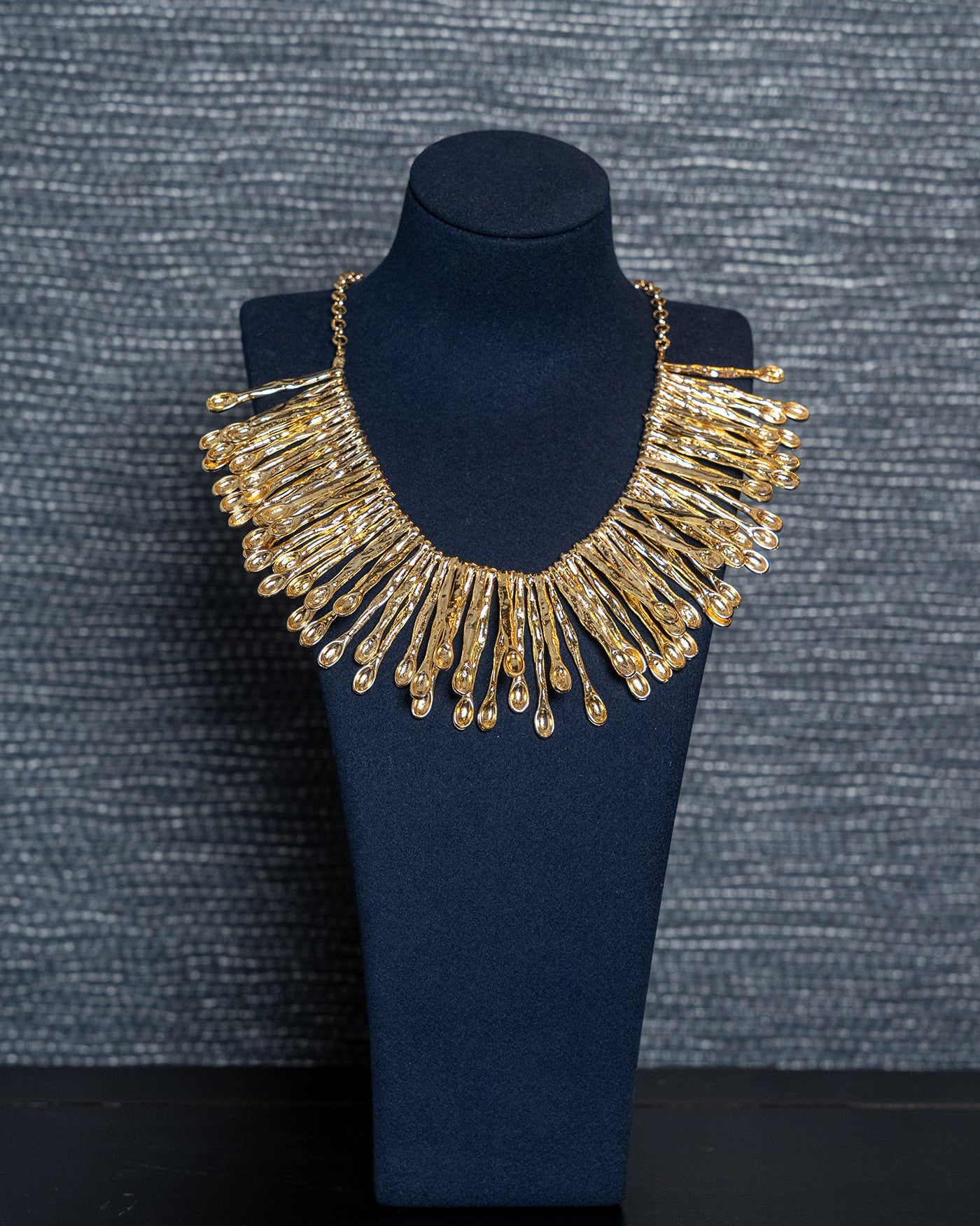 Golden Horizon Statement Necklace