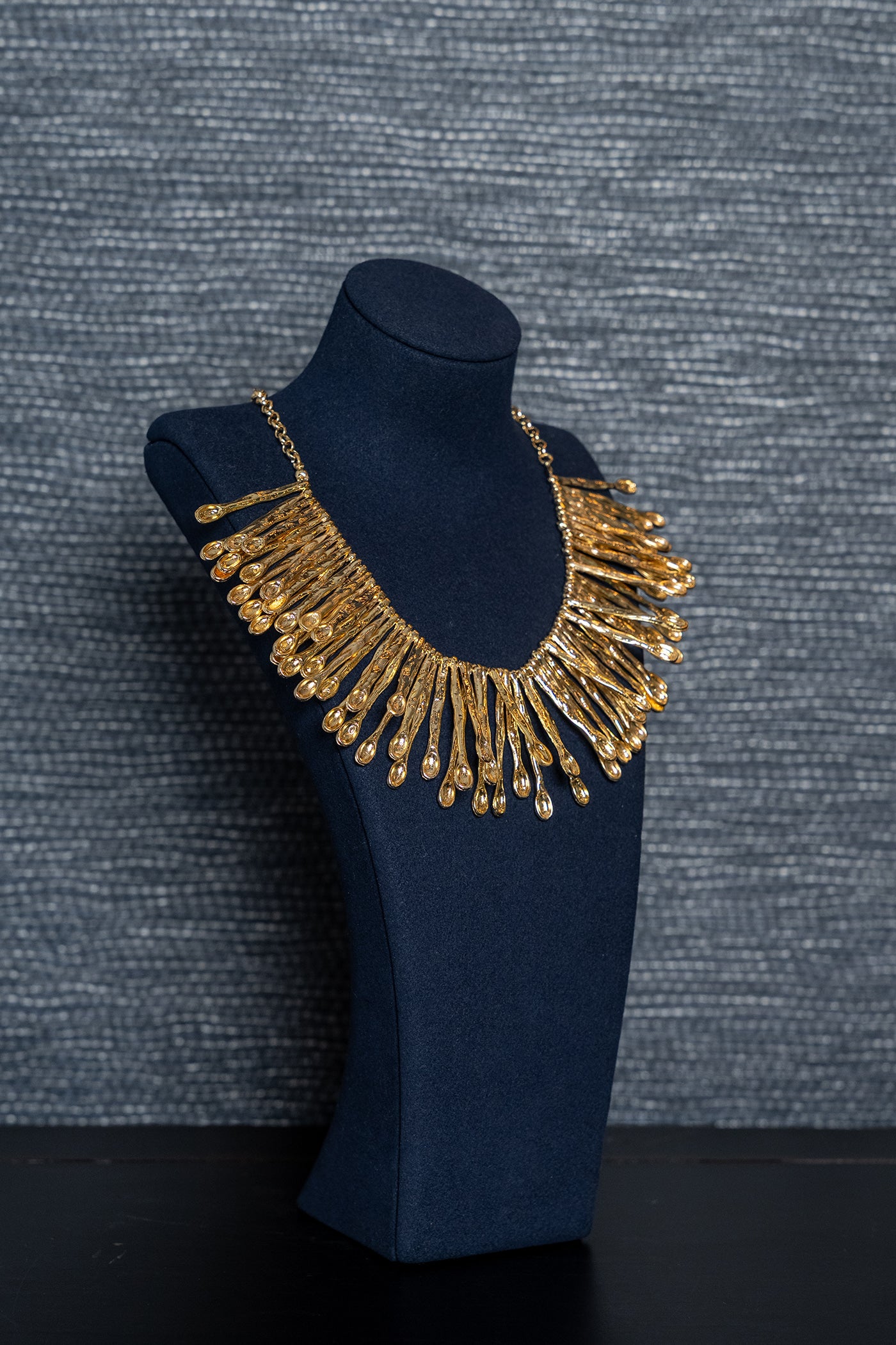 Golden Horizon Statement Necklace