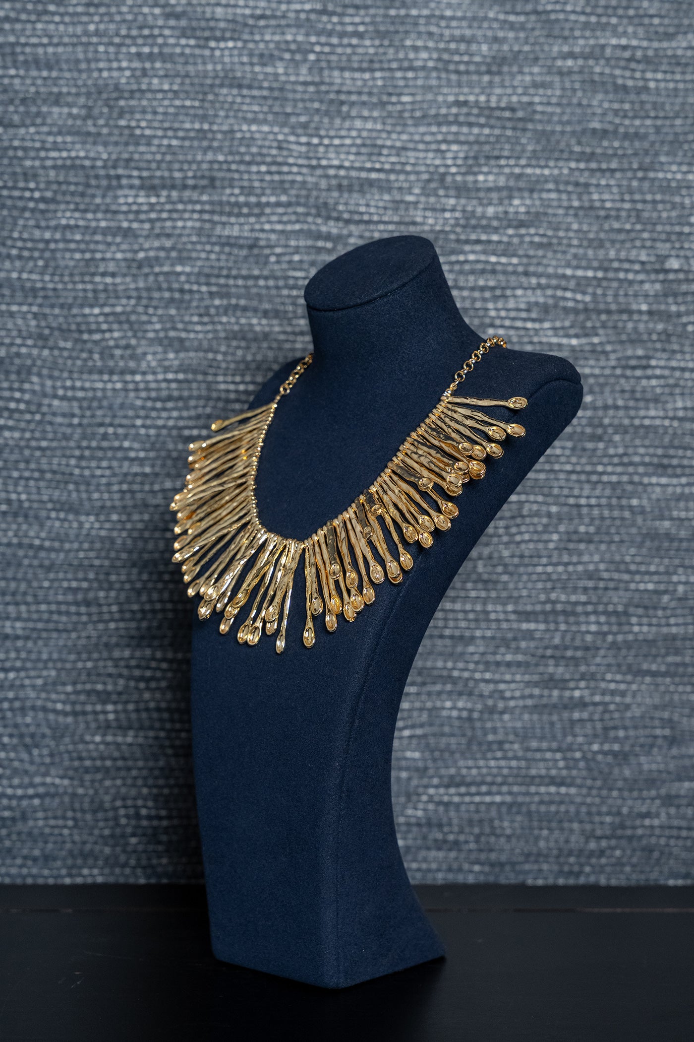 Golden Horizon Statement Necklace