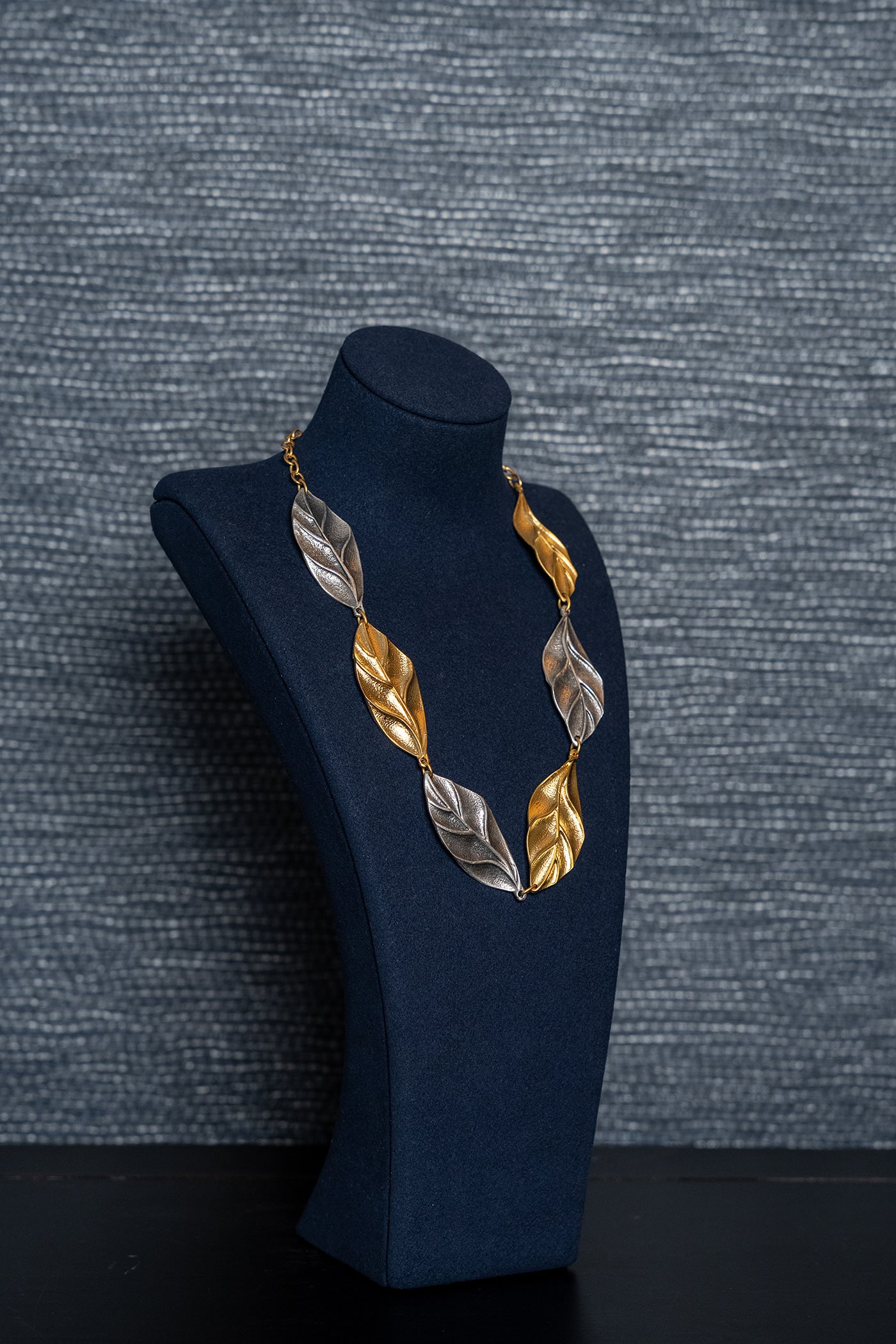 Golden Grove Leaf Necklace