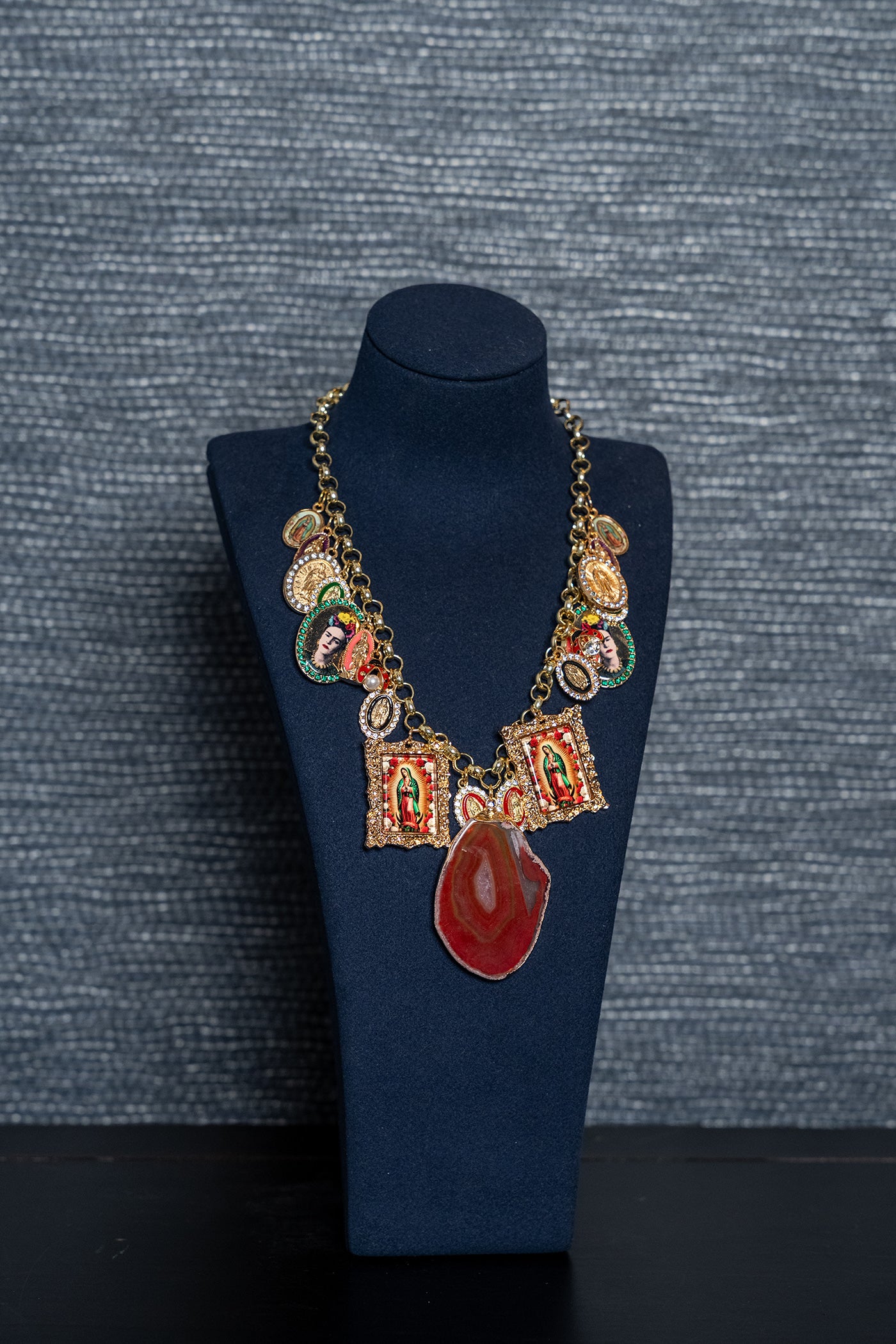 Sacred Agate Medallion Necklace