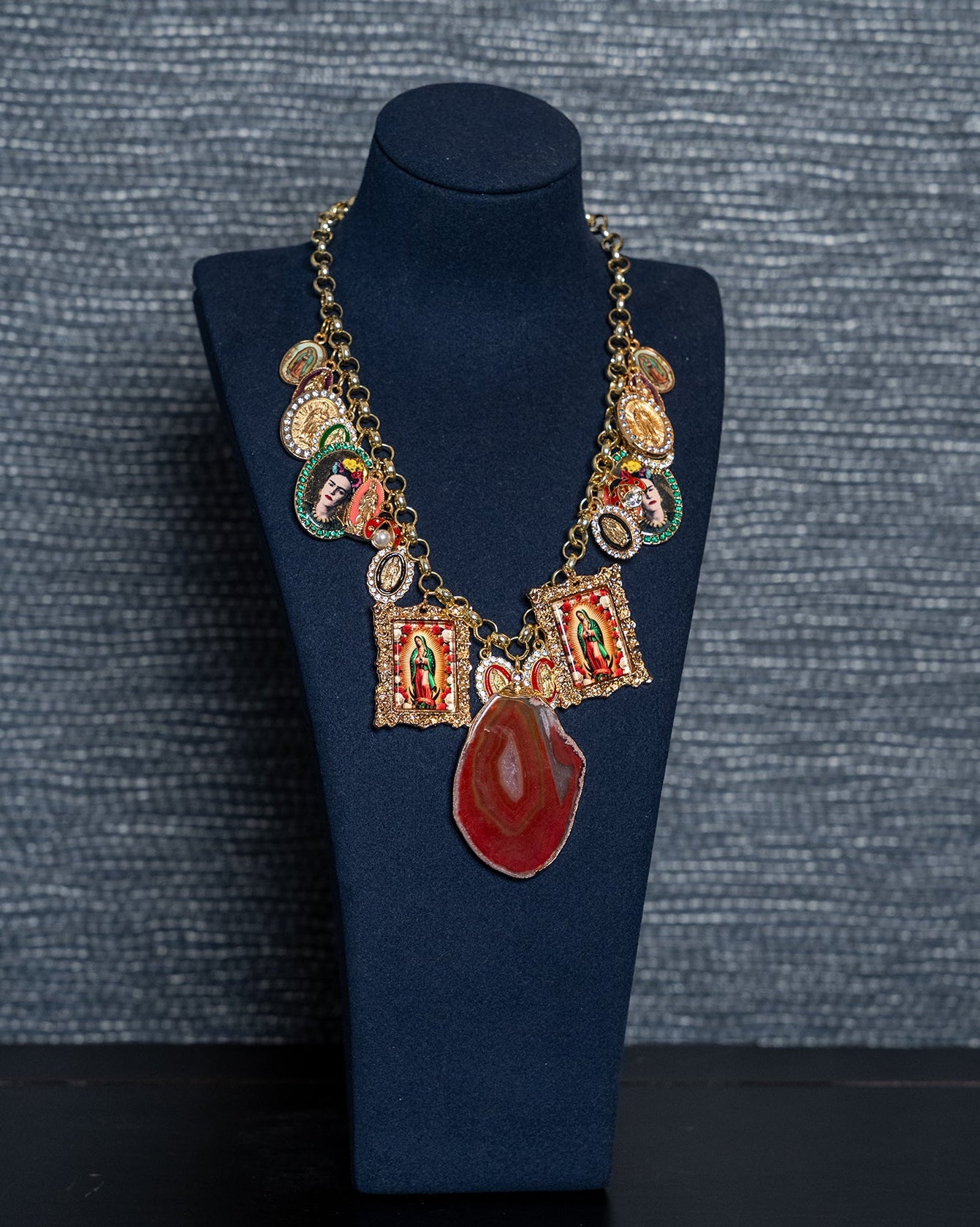 Sacred Agate Medallion Necklace