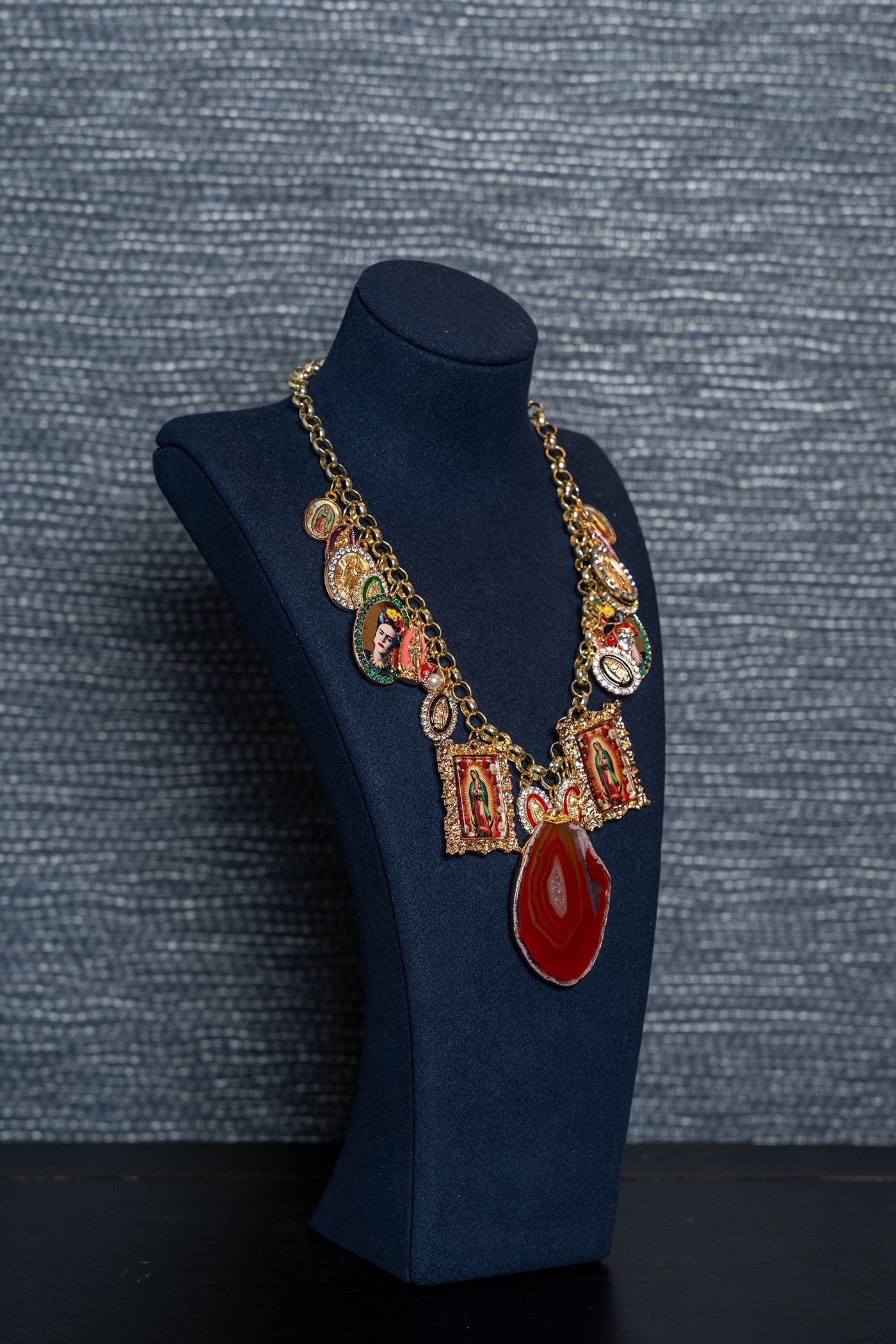 Sacred Agate Medallion Necklace