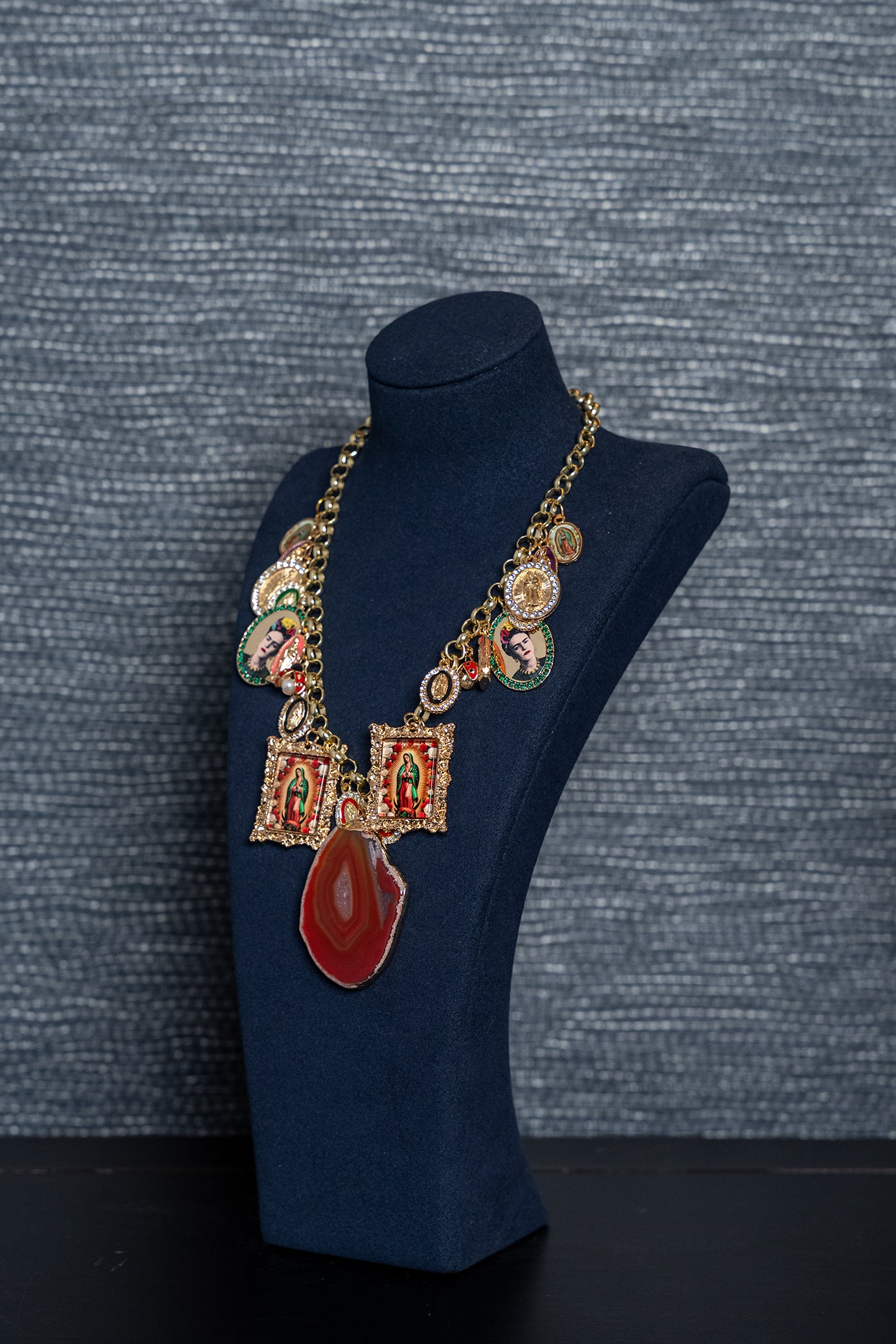 Sacred Agate Medallion Necklace