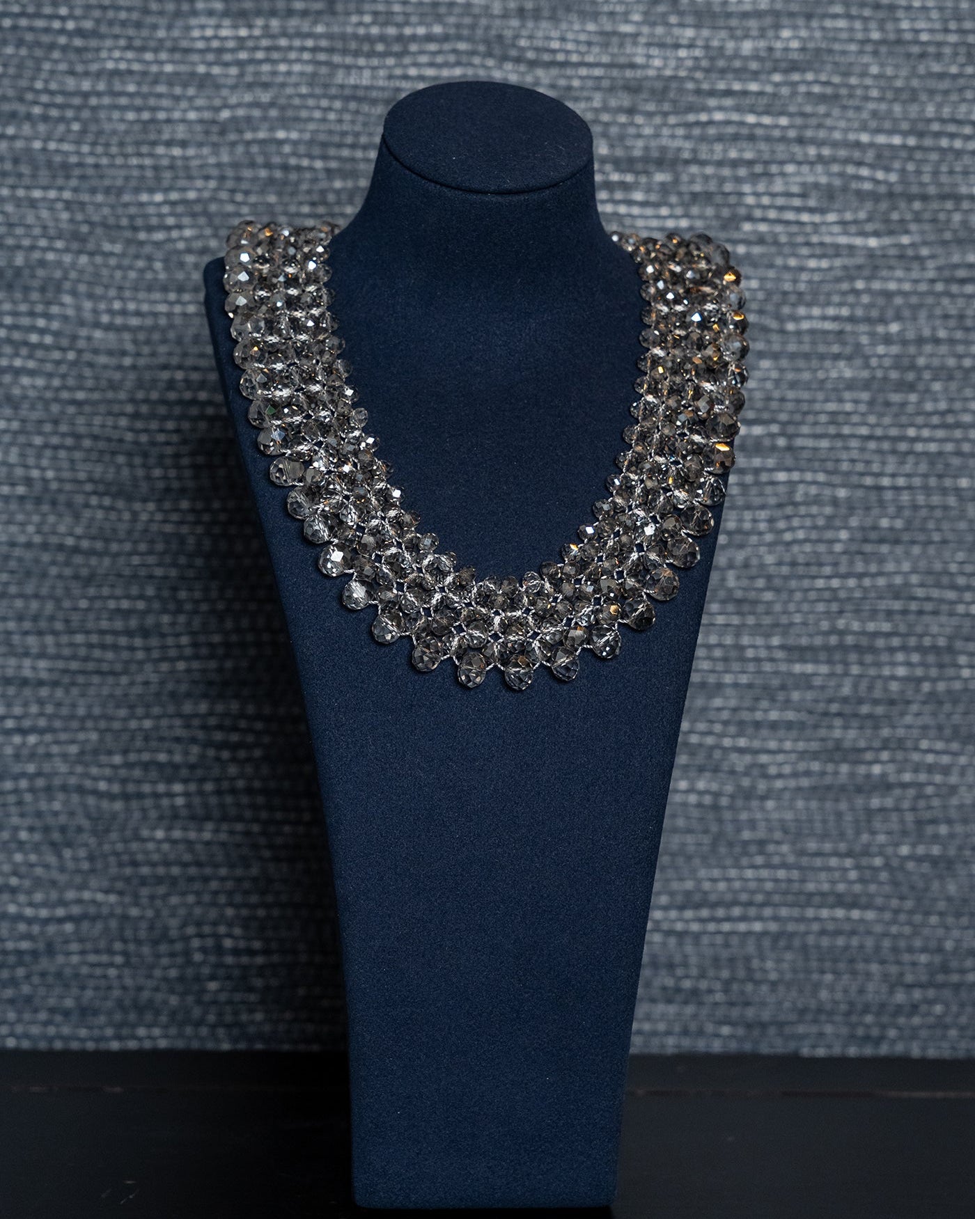 Midnight Radiance Crystal Collar