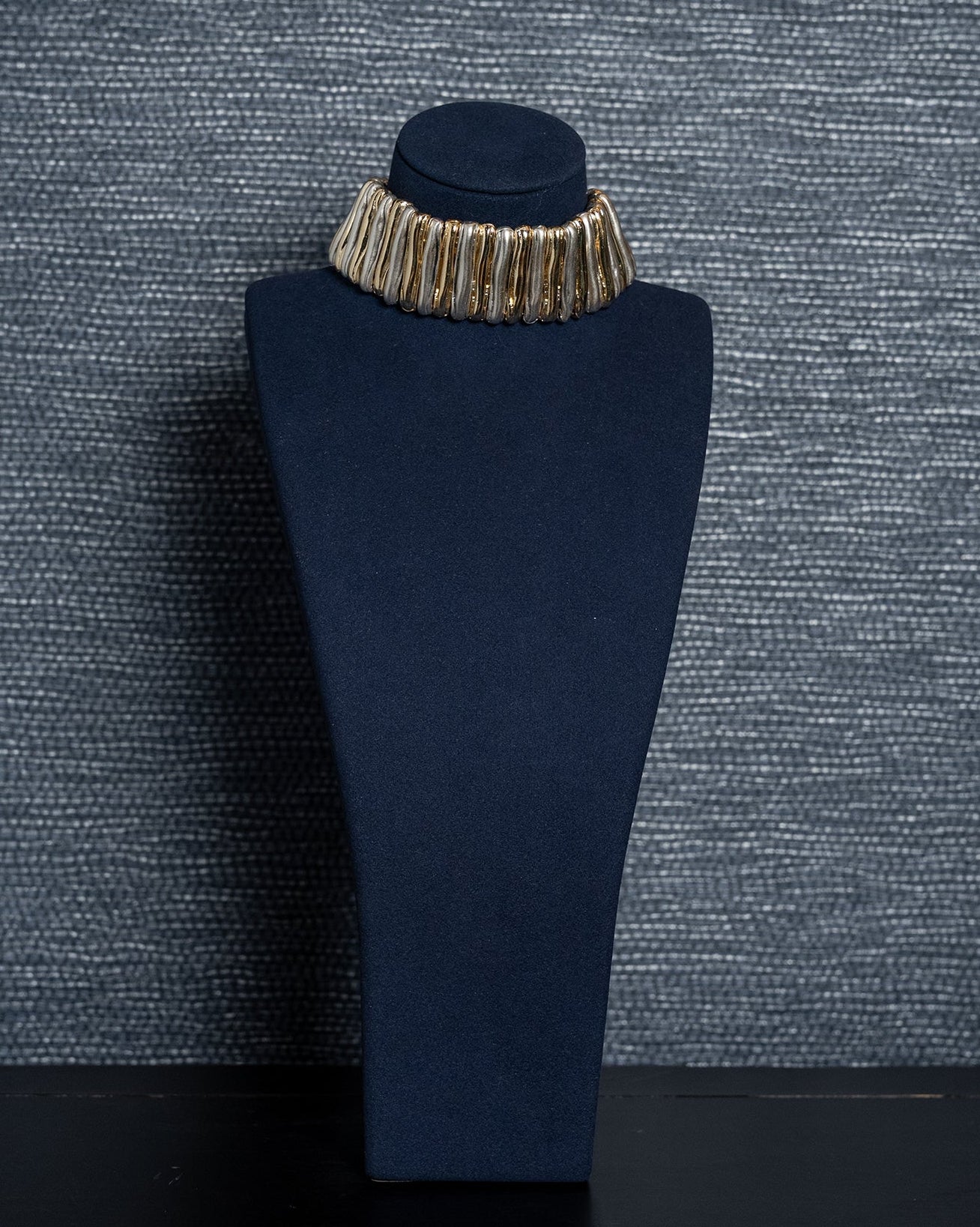 Golden Mirage Statement Choker Necklace