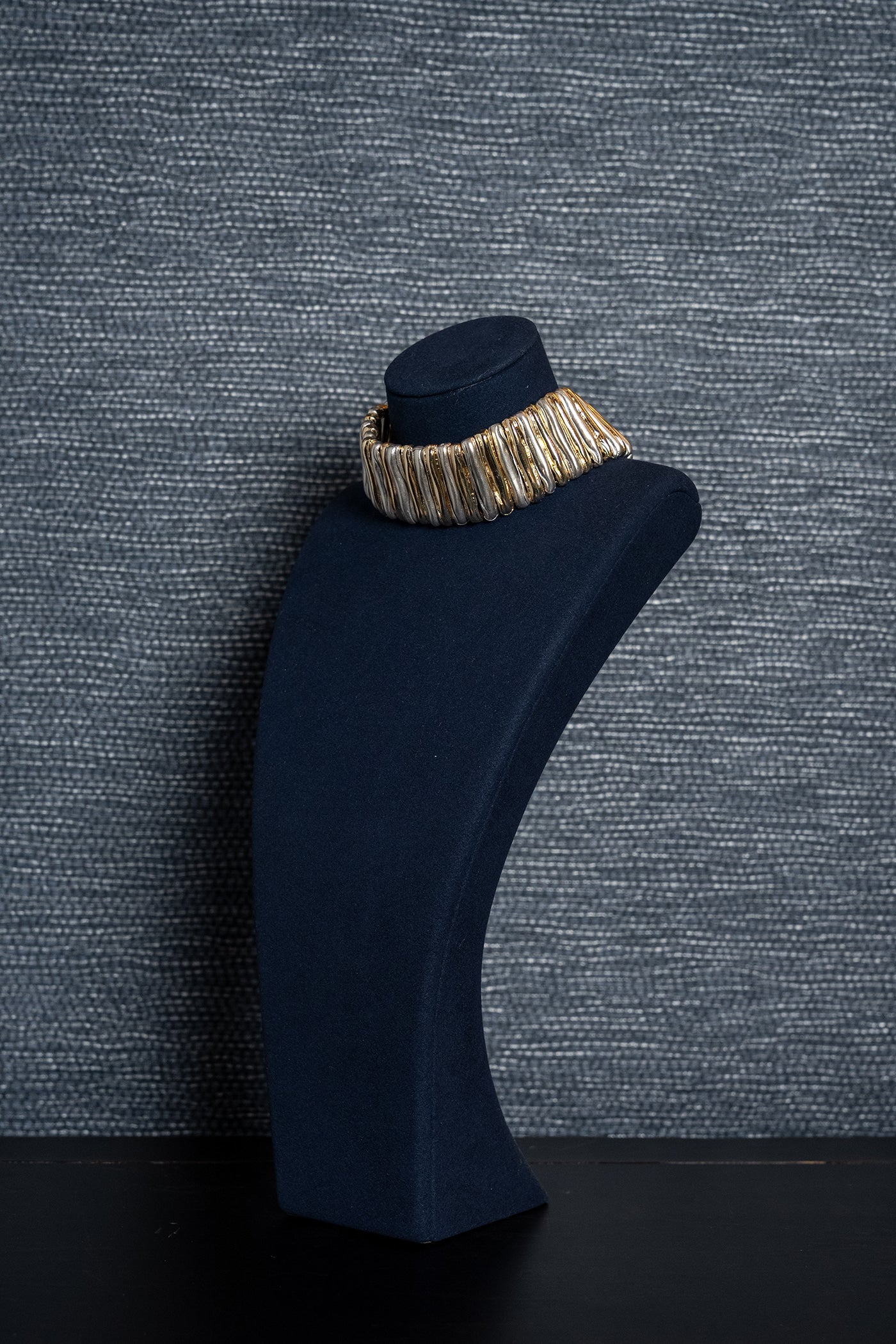 Golden Mirage Statement Choker Necklace