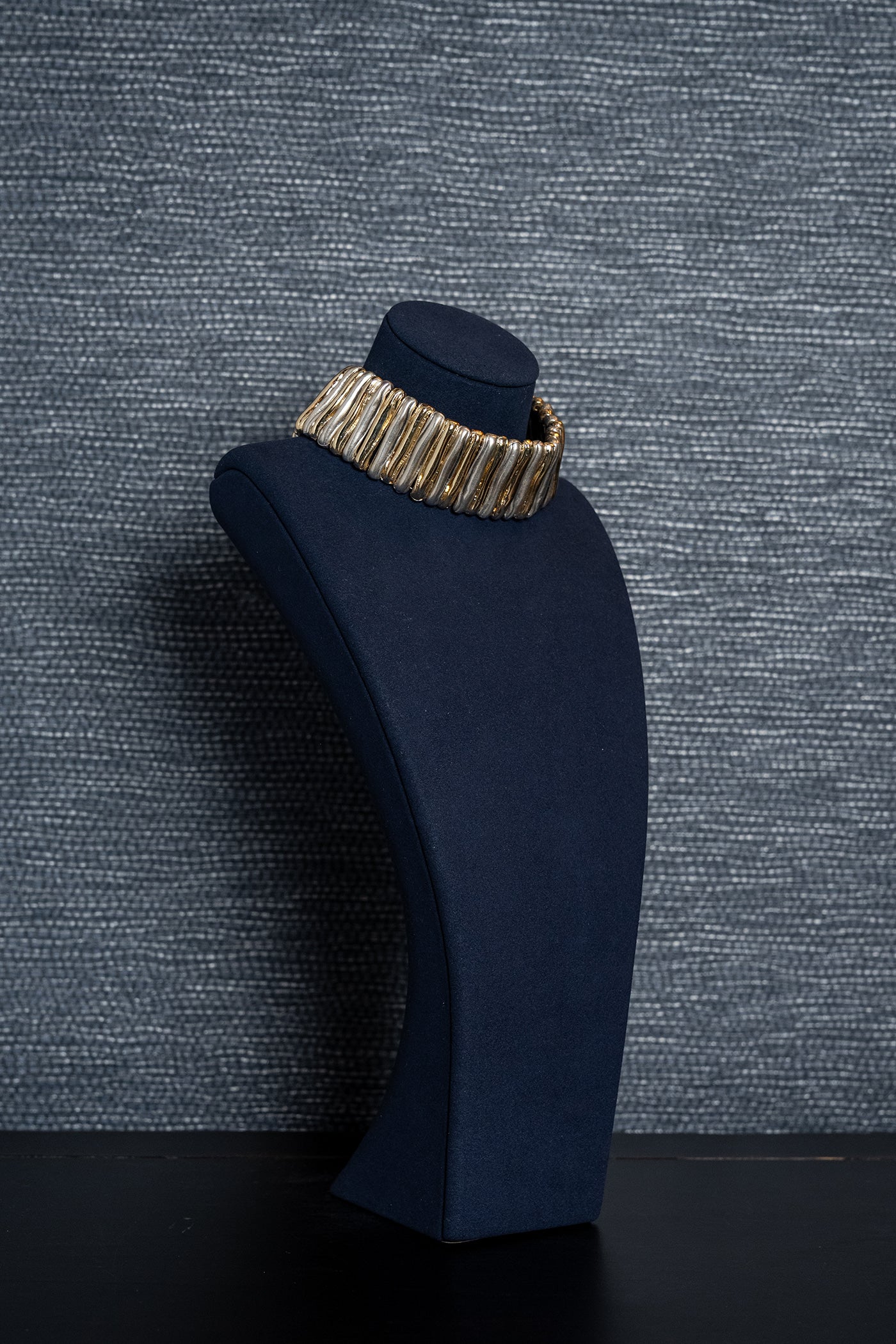 Golden Mirage Statement Choker Necklace