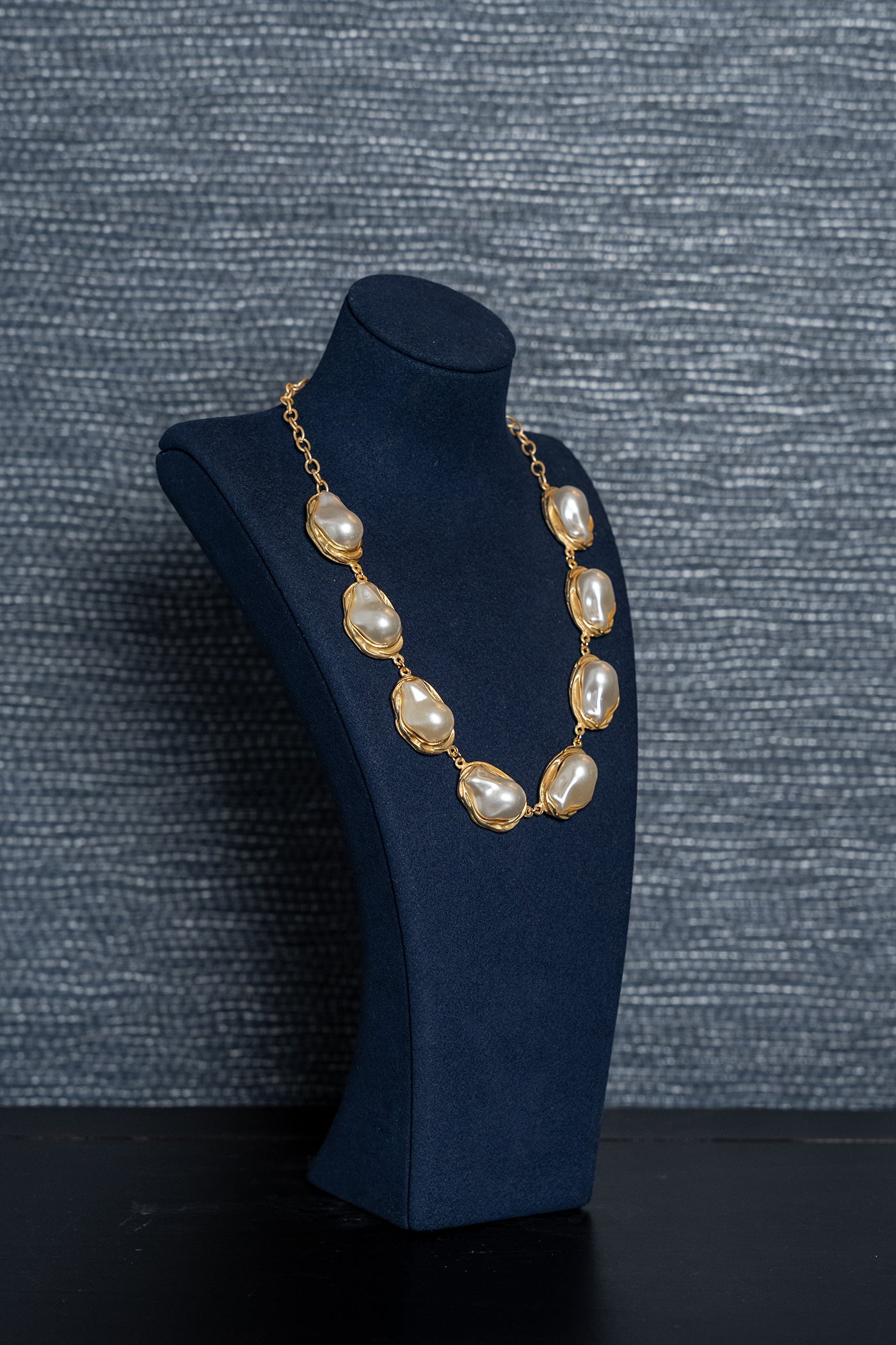 Golden Tides Baroque Pearl Necklac