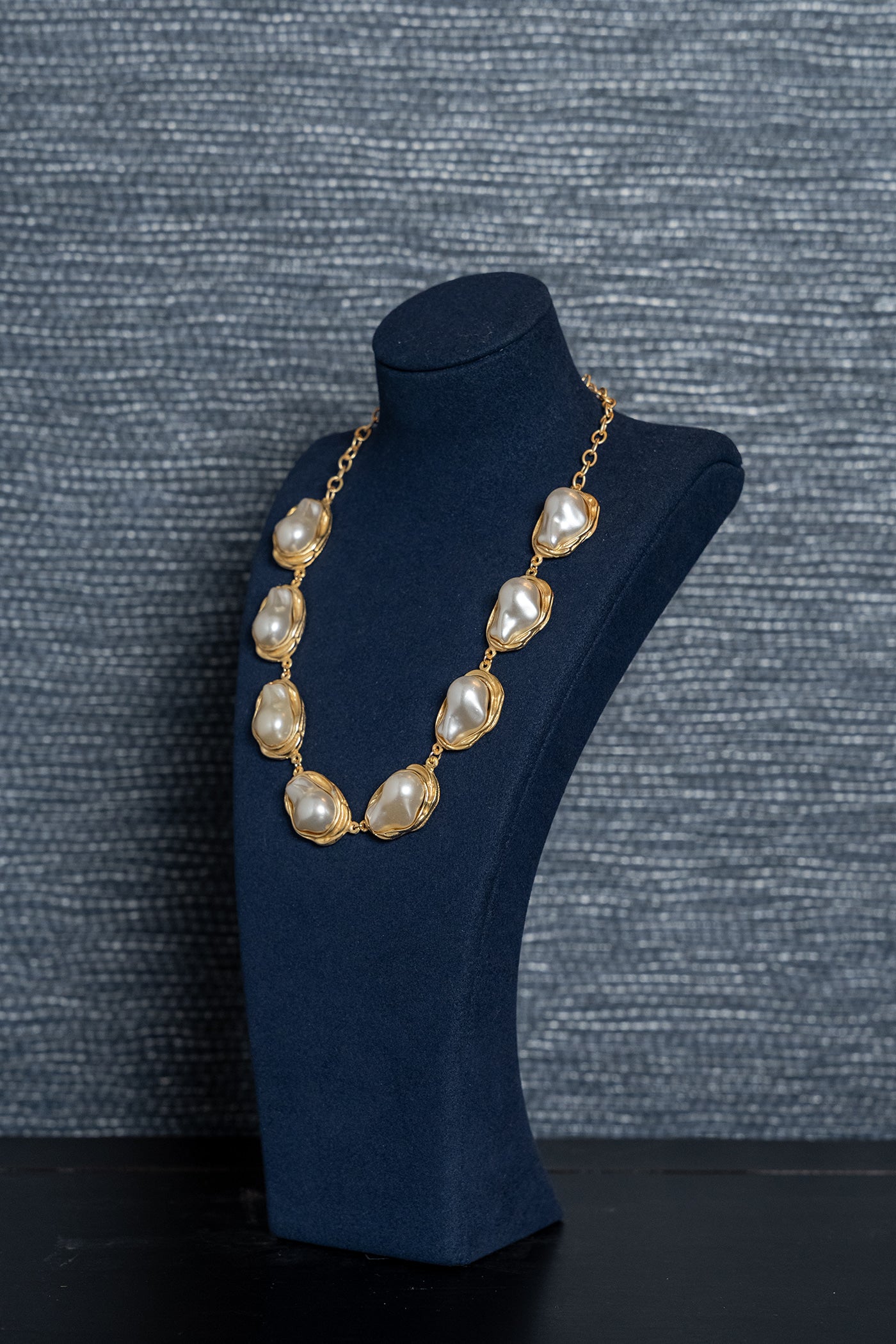 Golden Tides Baroque Pearl Necklac