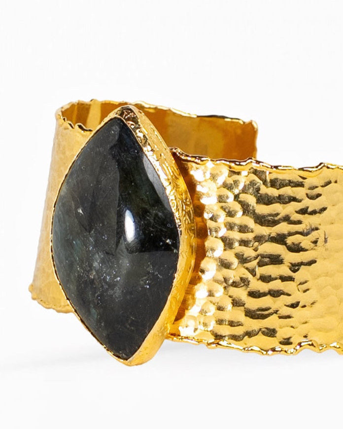Labradorite Bold Eye Cuff