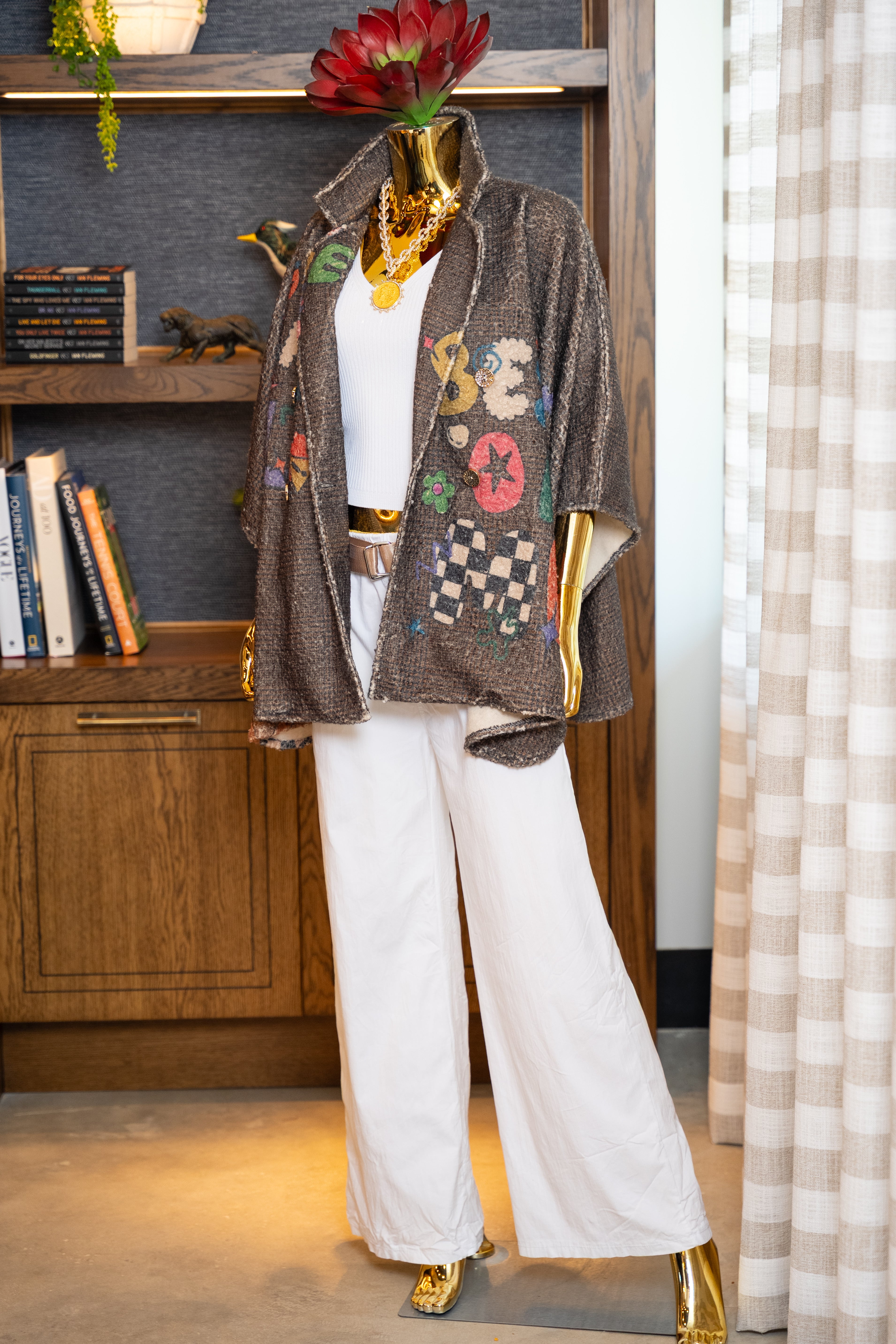 Déjame Graphic Tweed Jacket