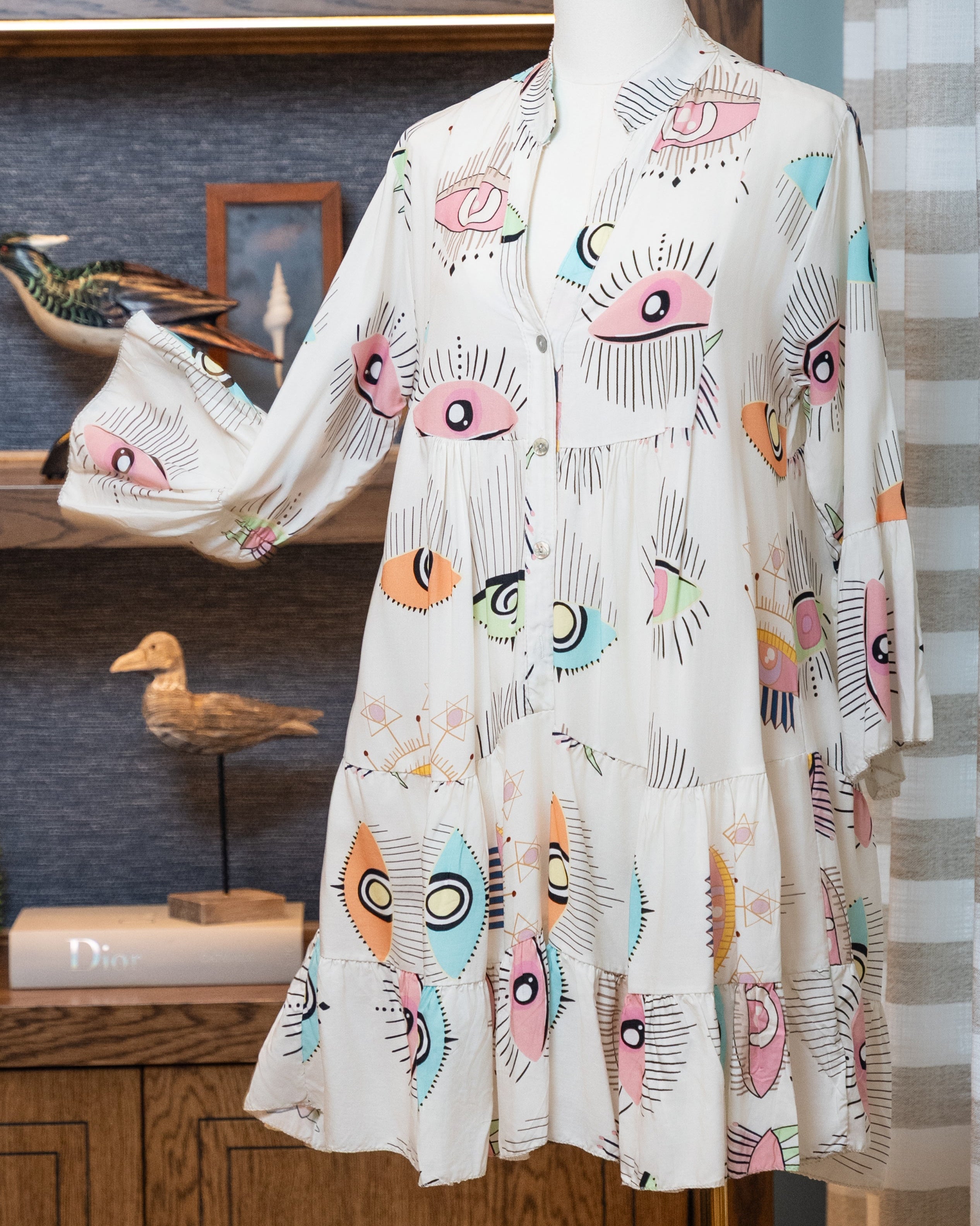 “Eyes on You” Maxi Dress – Wear Long or Short