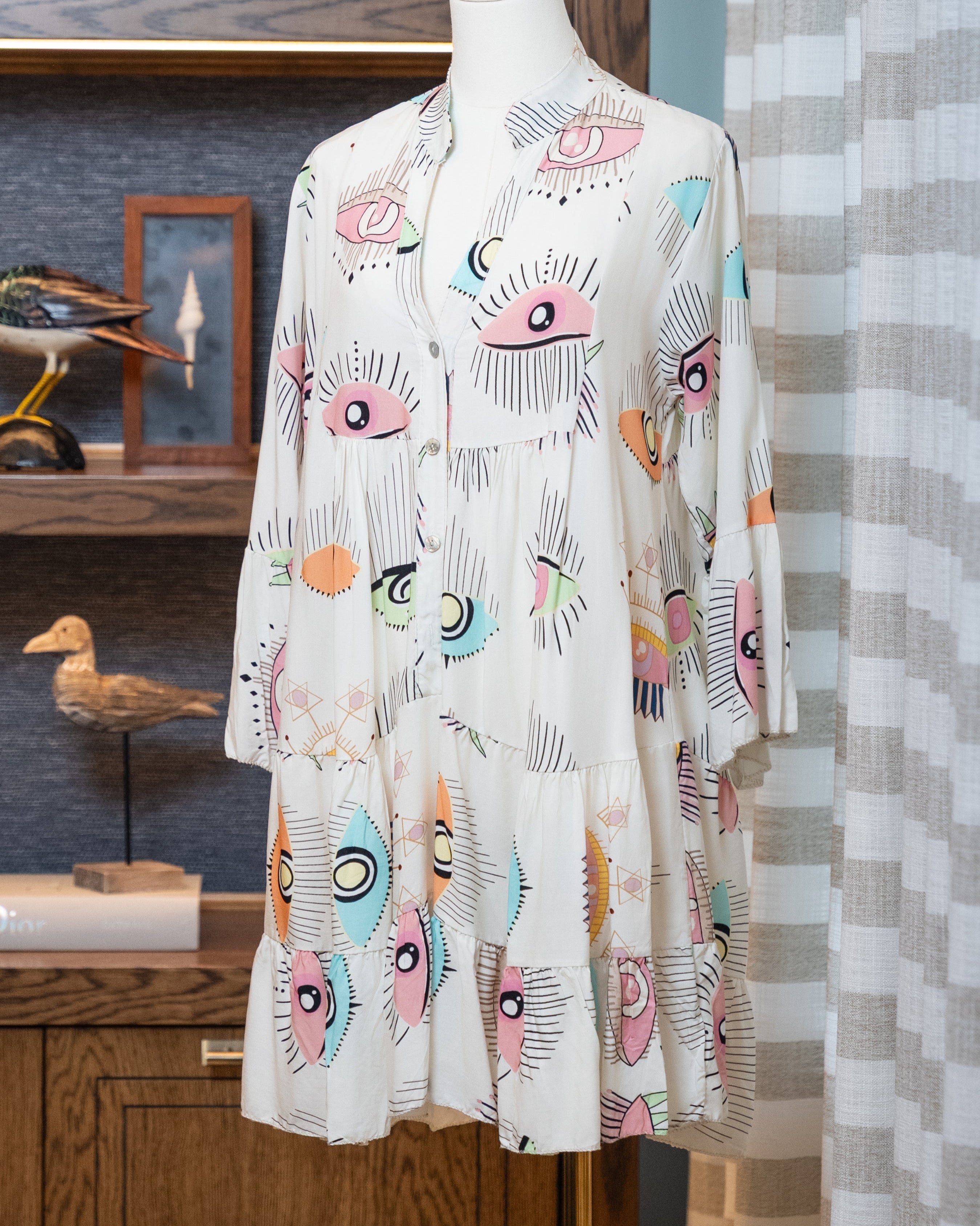 “Eyes on You” Maxi Dress – Wear Long or Short