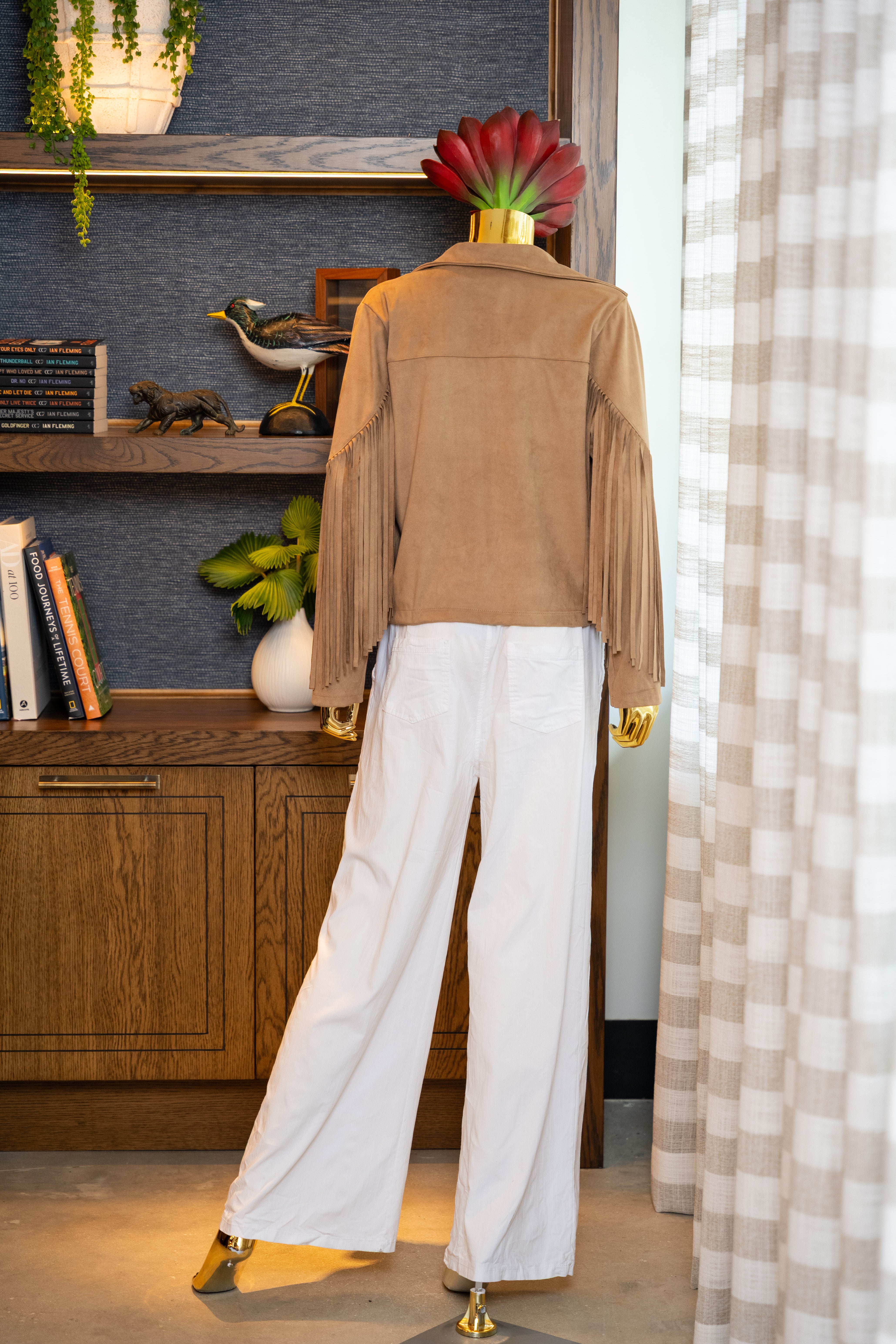 Luxe Fringe Buttery Suede Jacket