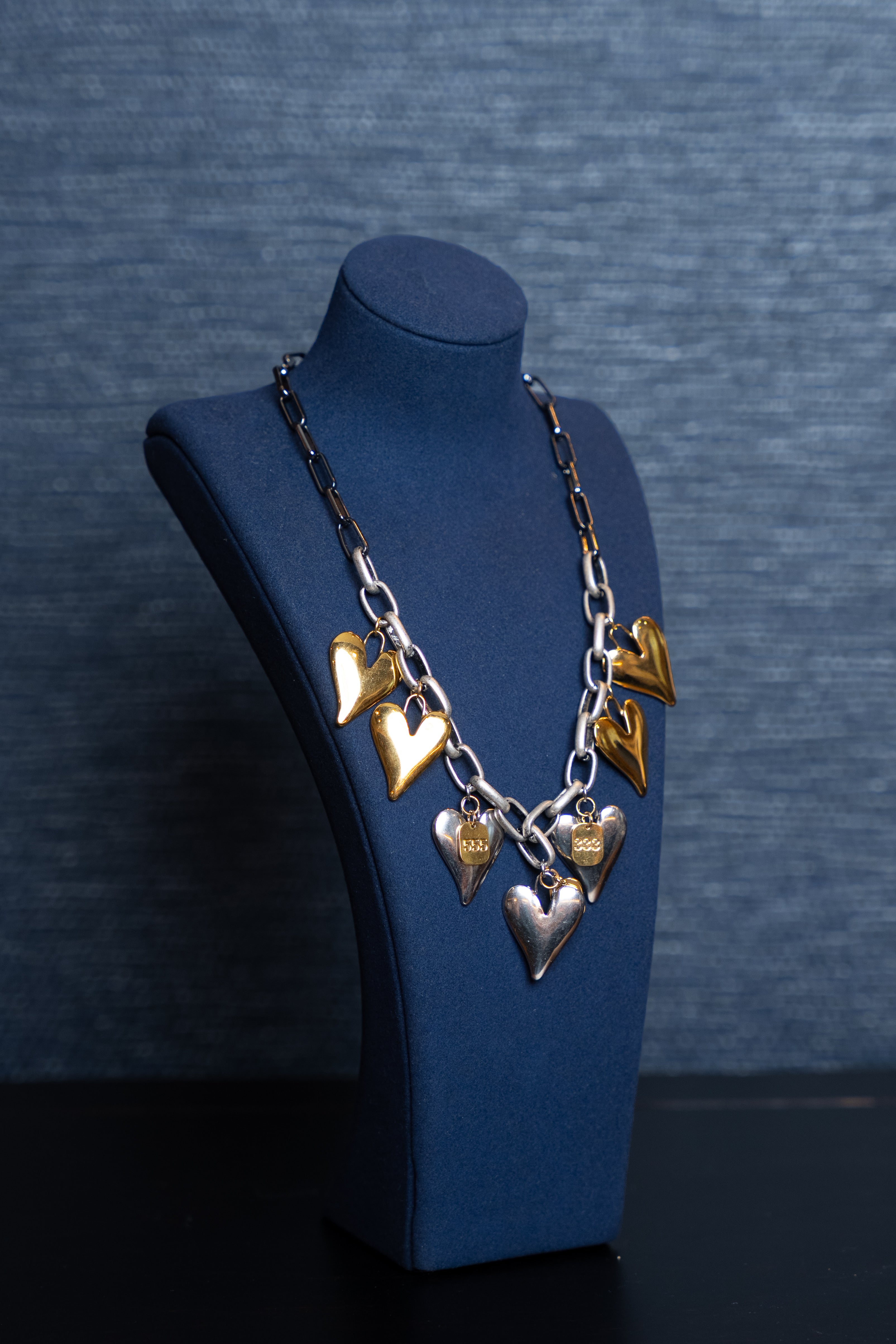 Angel Number Heart Necklace – 111, 333, 444 & 555