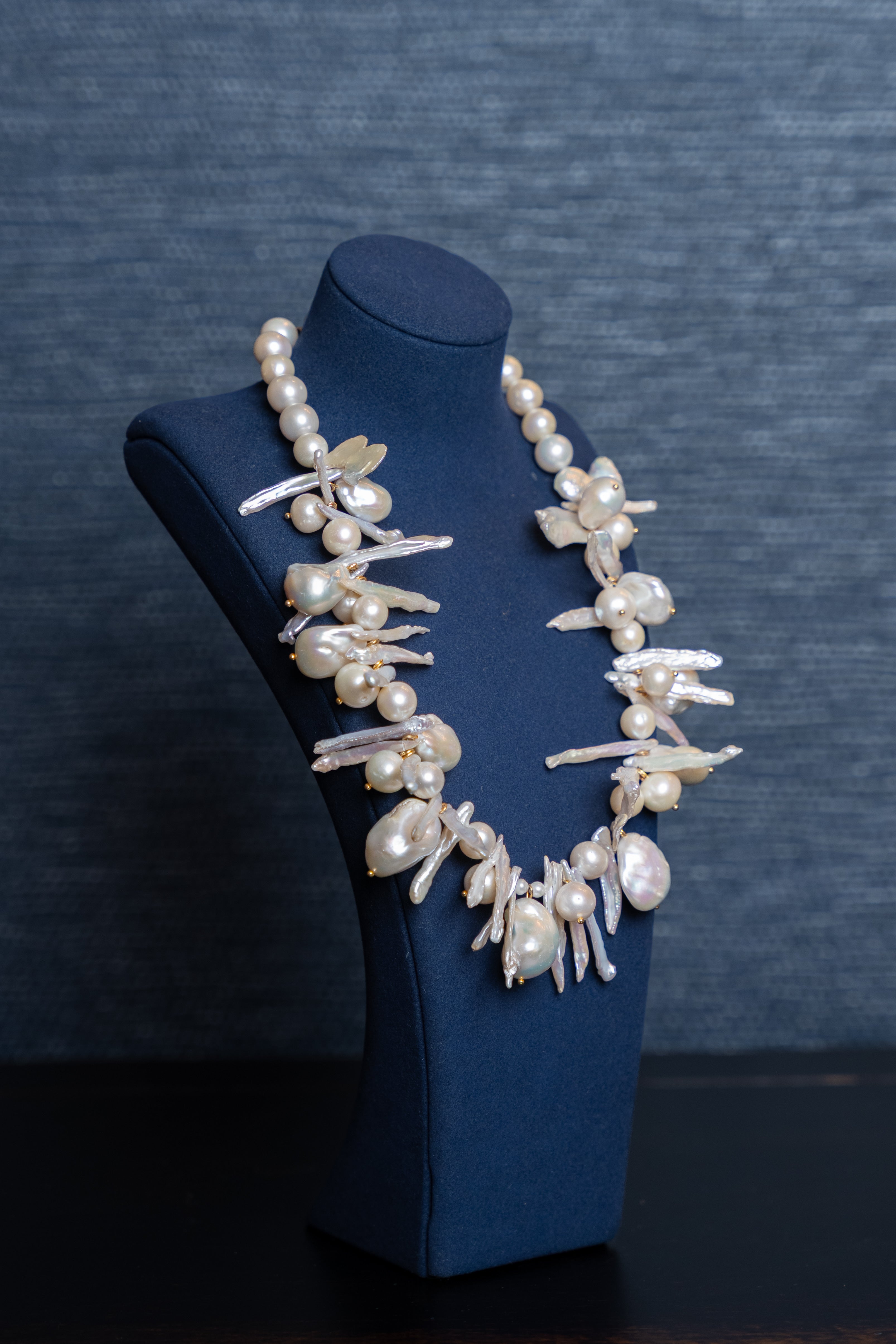 Baroque Pearl Reef Necklace