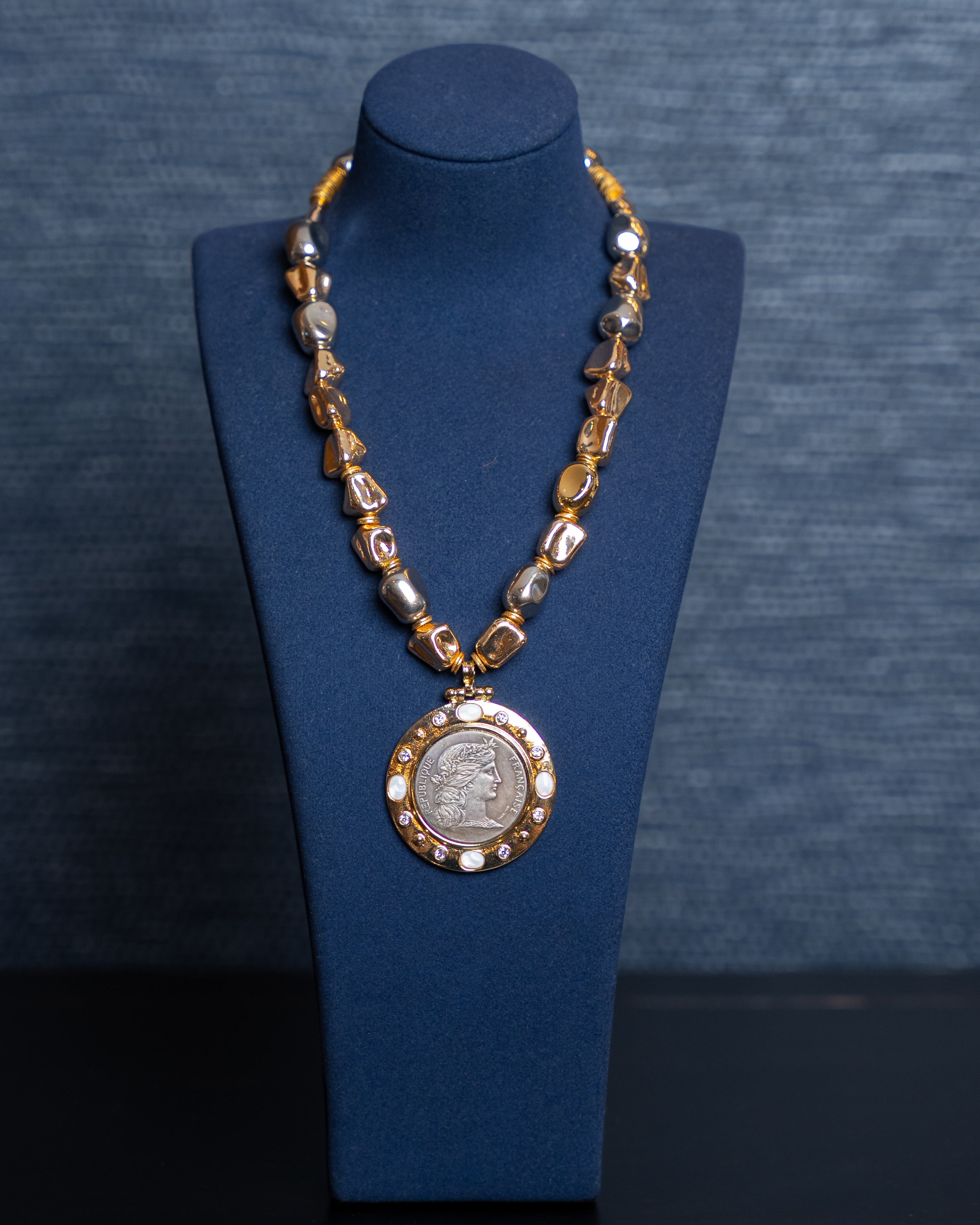 Imperial Coin Pearl Necklace