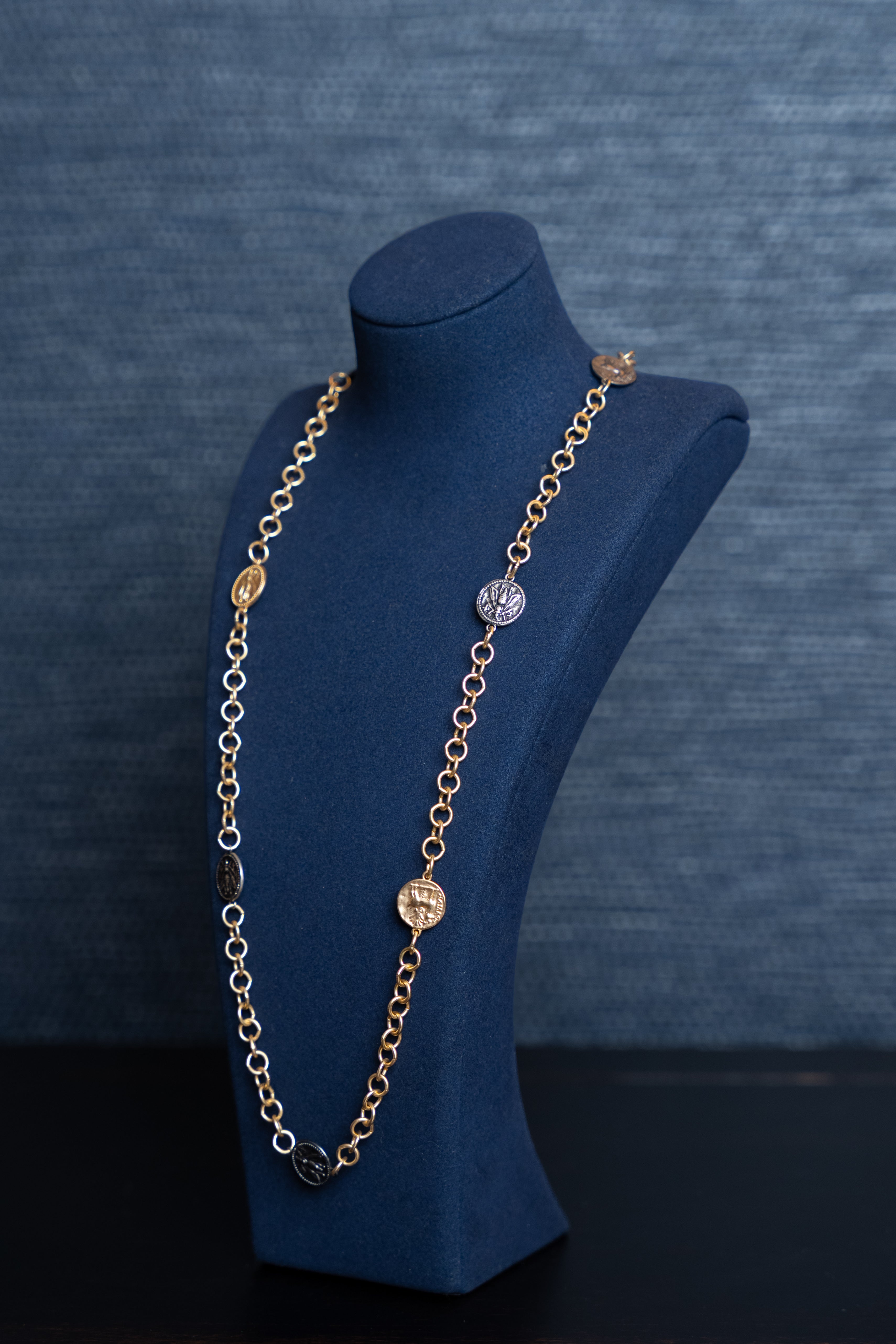 Riviera Coin Chain Necklace