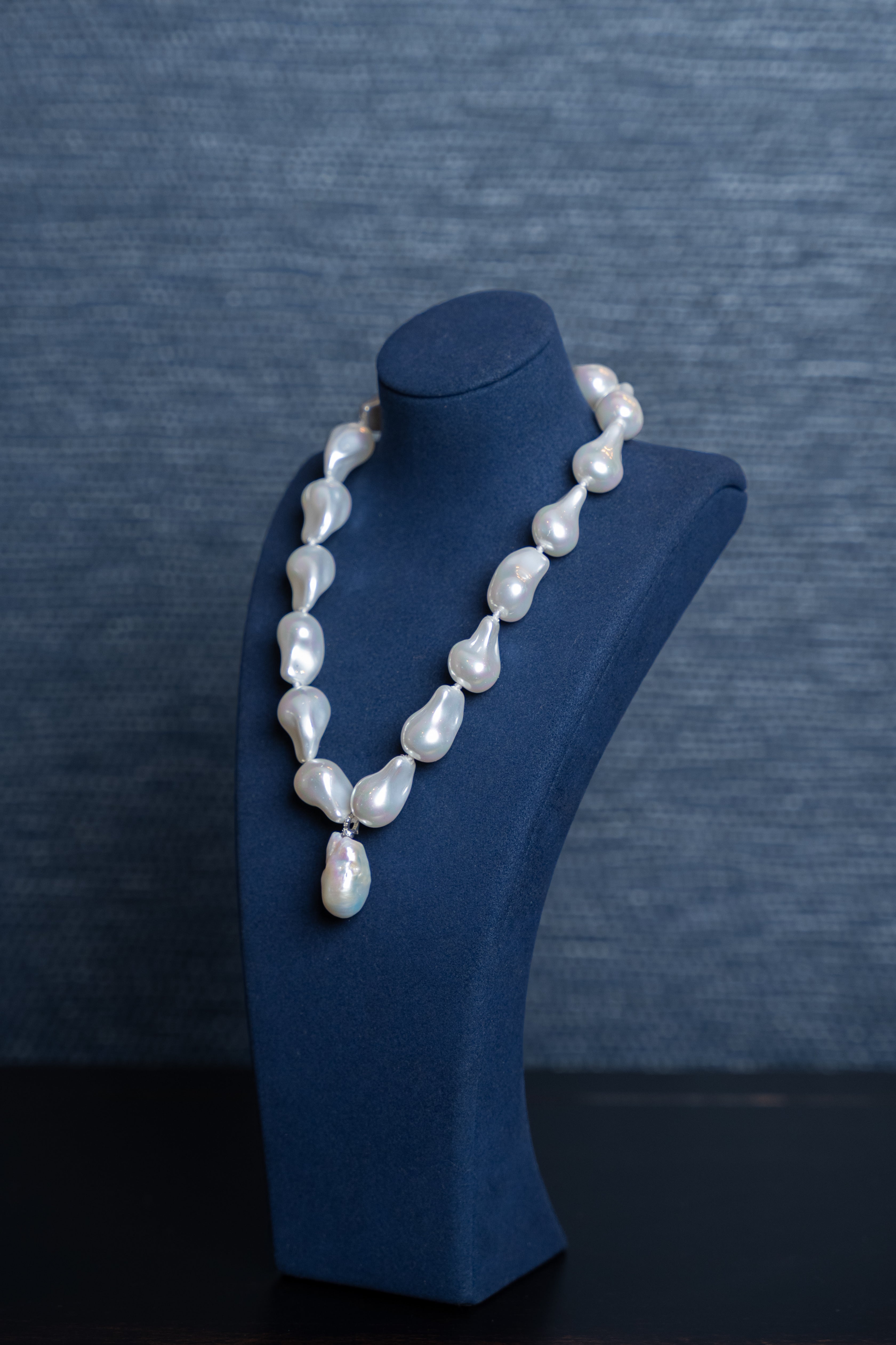 Baroque Teardrop Pearl Necklace