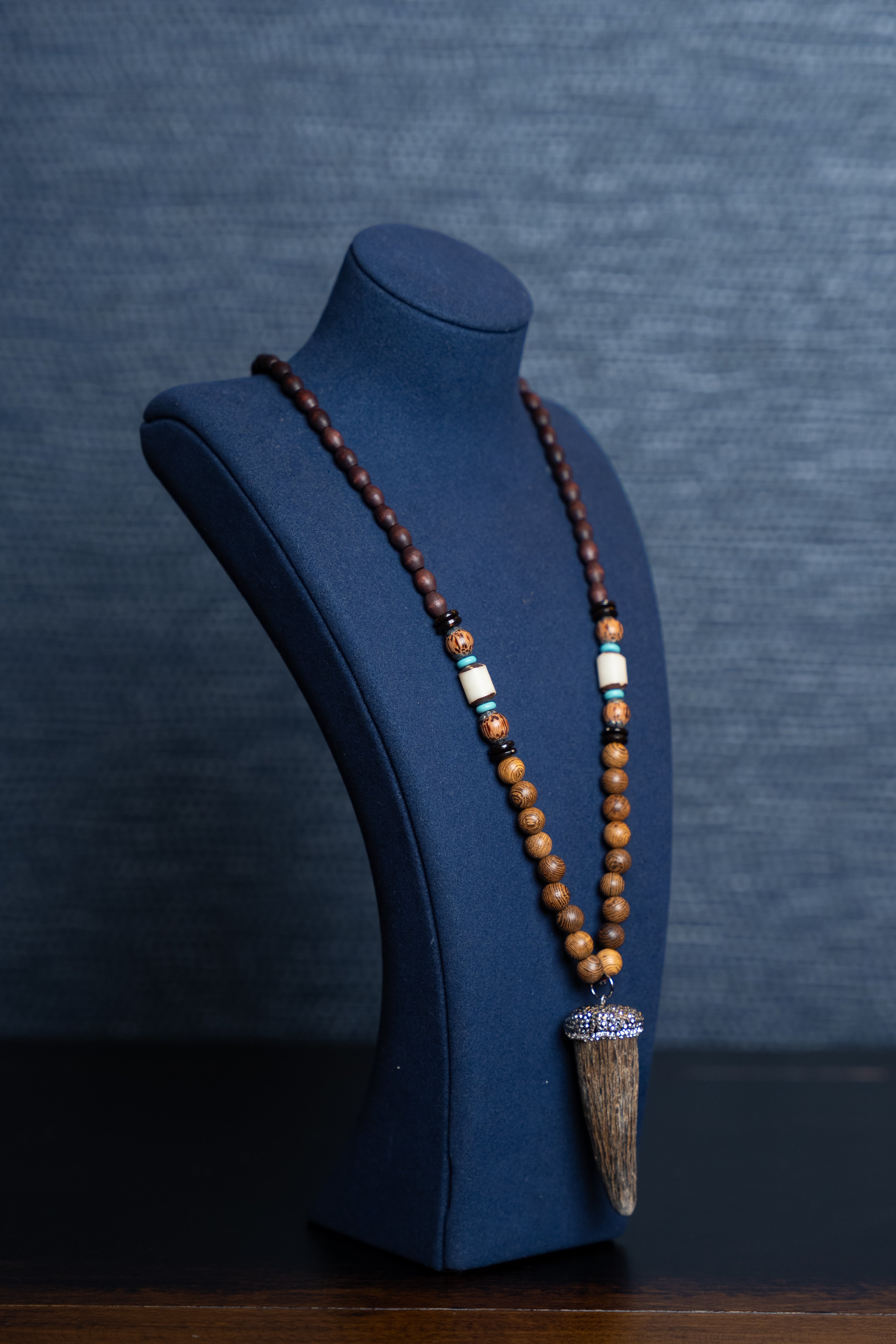 Savannah Horn Pendant Necklace