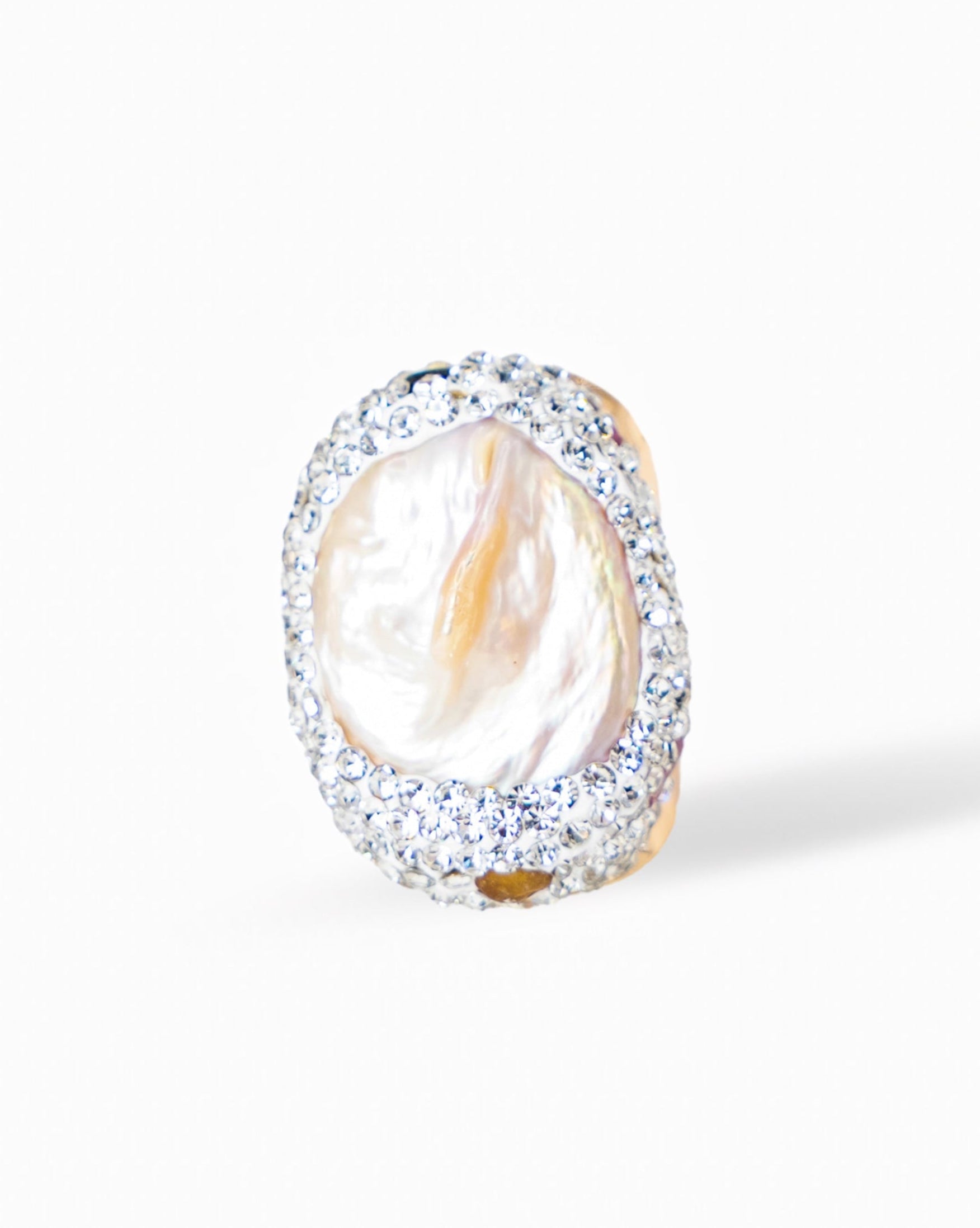Baroque Adjustable Pearl Ring