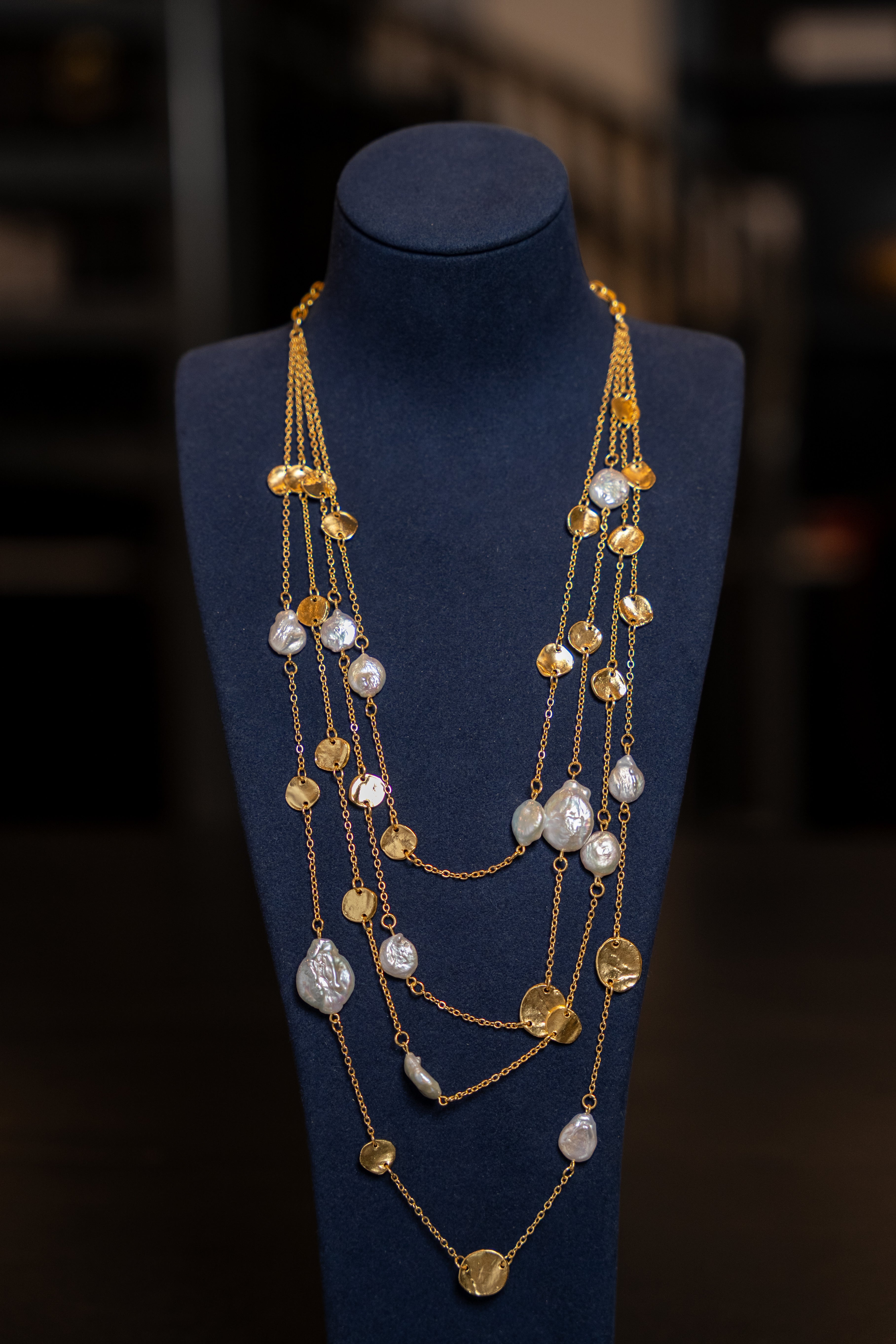 Pearl & Victory Coin Strand