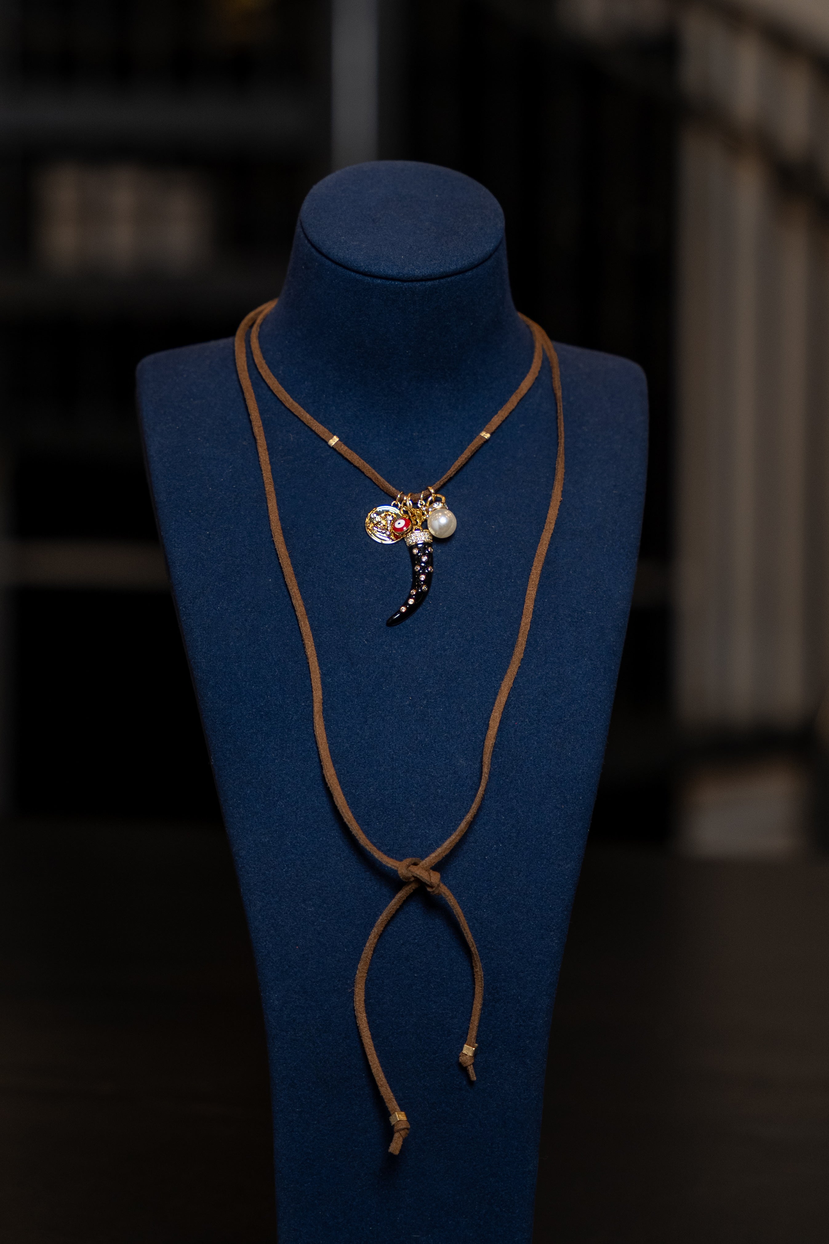 Charm Lariat Necklace