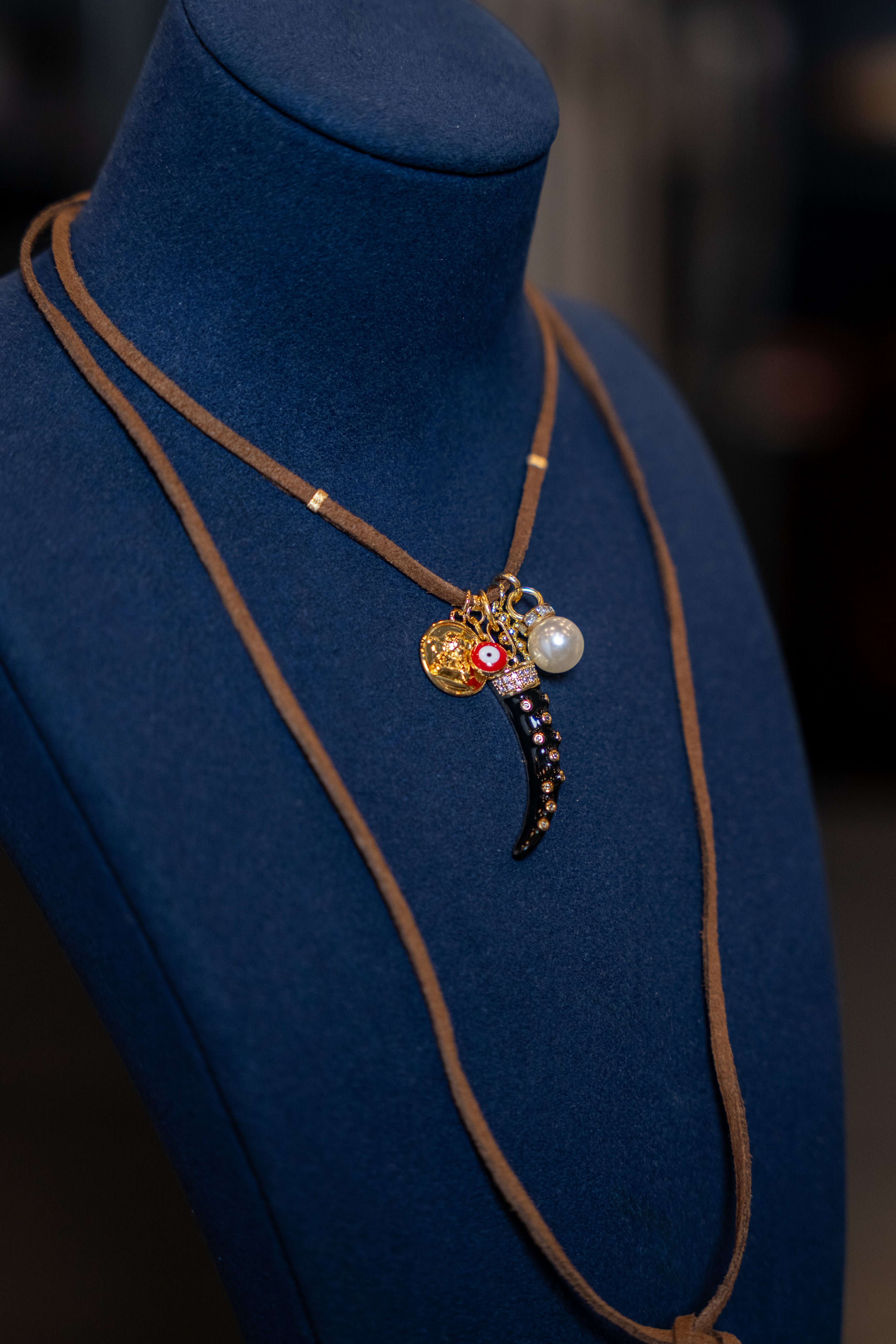 Charm Lariat Necklace