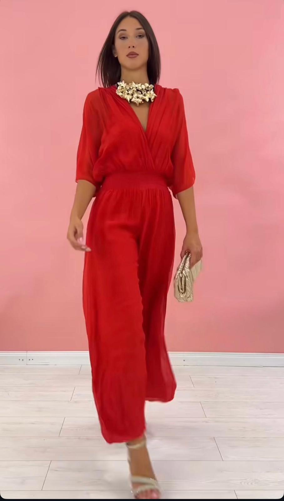 Silk Jumpsuit