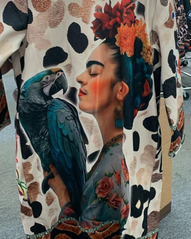 Art-Inspired Statement Coat – “Believe in Your Dreams”