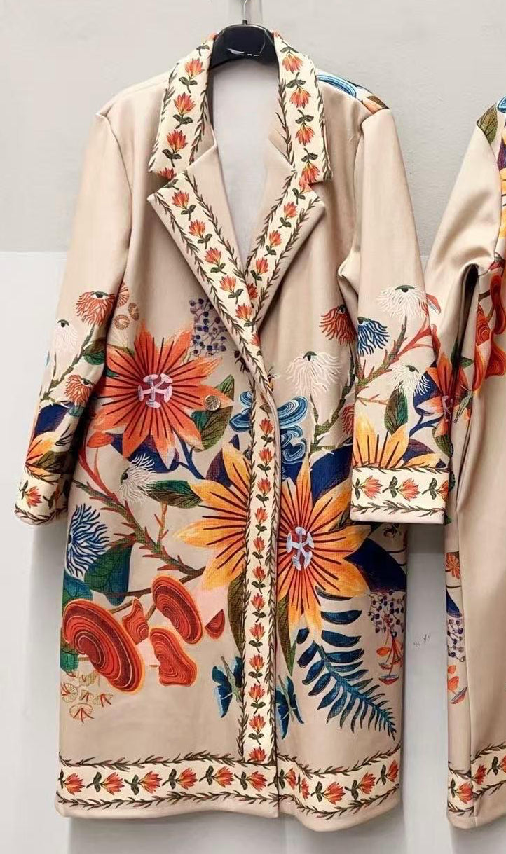 Jardin d’Amour Embroidered Like Coat