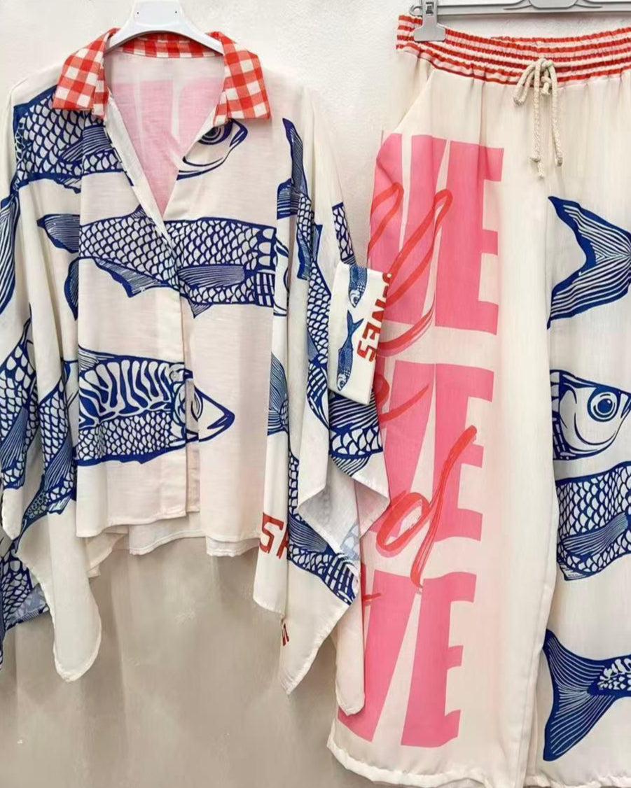 Print Shirts and Pants – Multicolor sold separately