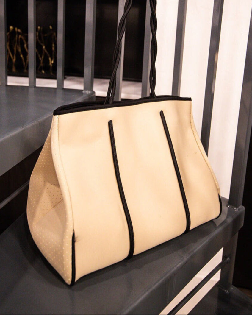 Cafe Latte Neoprene Tote Bag