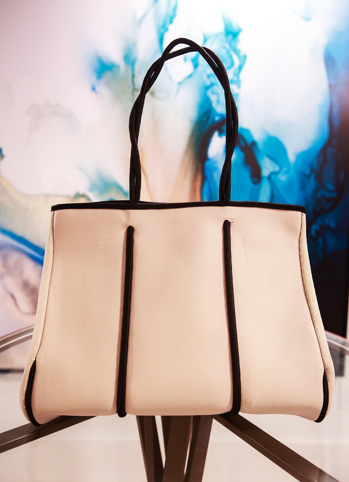Cafe Latte Neoprene Tote Bag