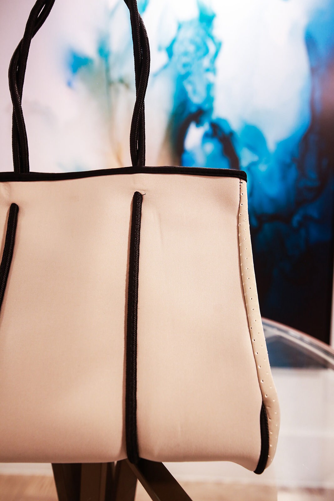 Cafe Latte Neoprene Tote Bag