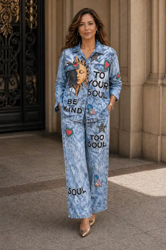 Be Kind To Your Soul Denim Set