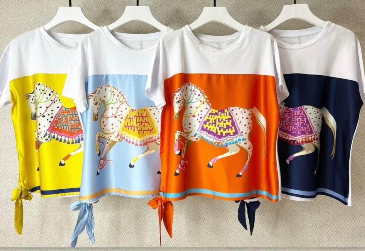 Scarf Print Tee