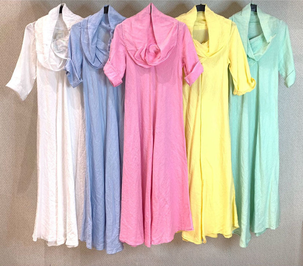 Coastal Ease Linen Dress