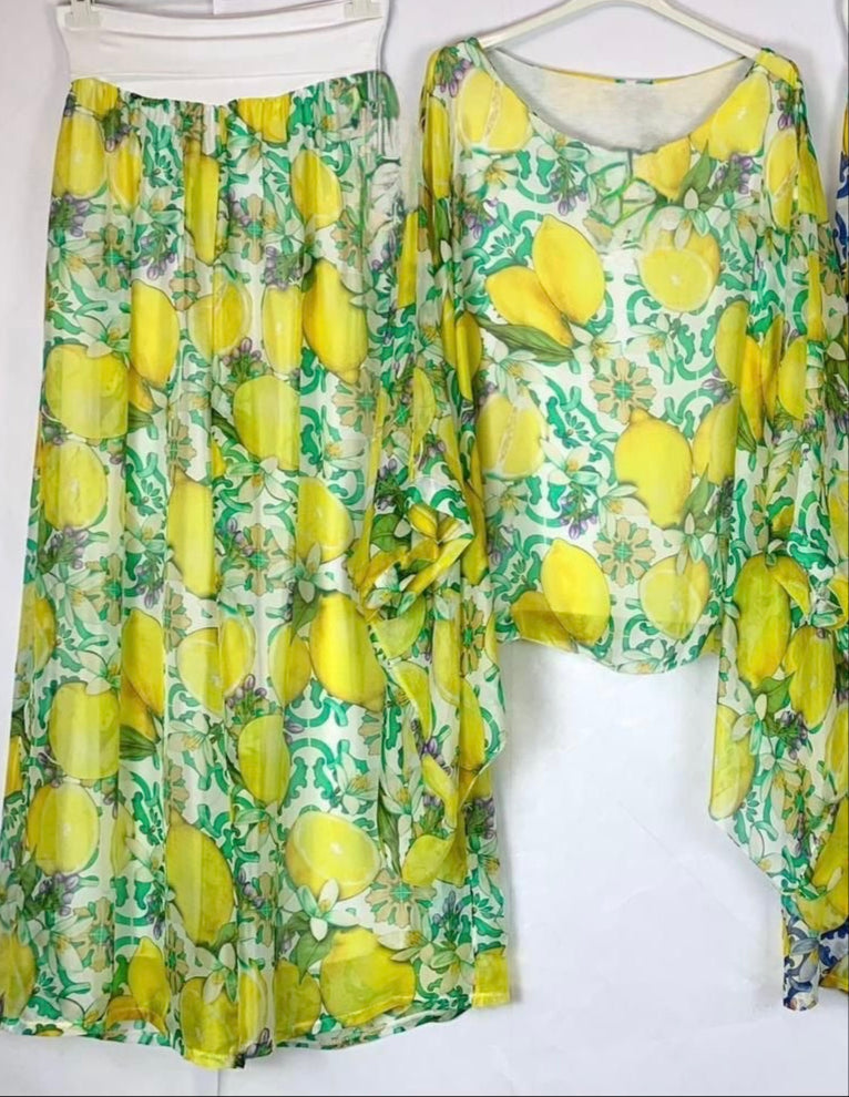 Lemon Garden Pants