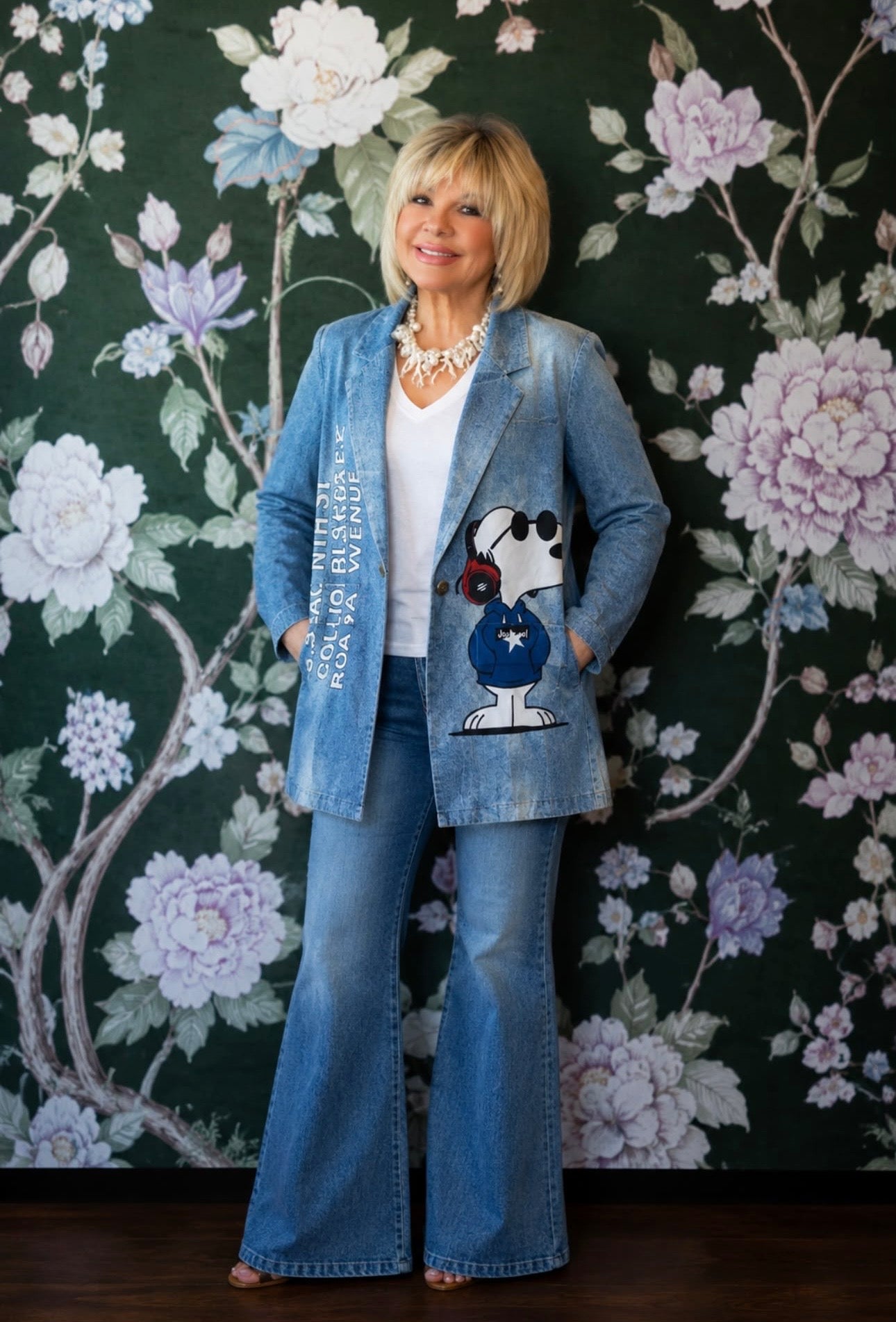 Riviera Snoopy Statement Blazer
