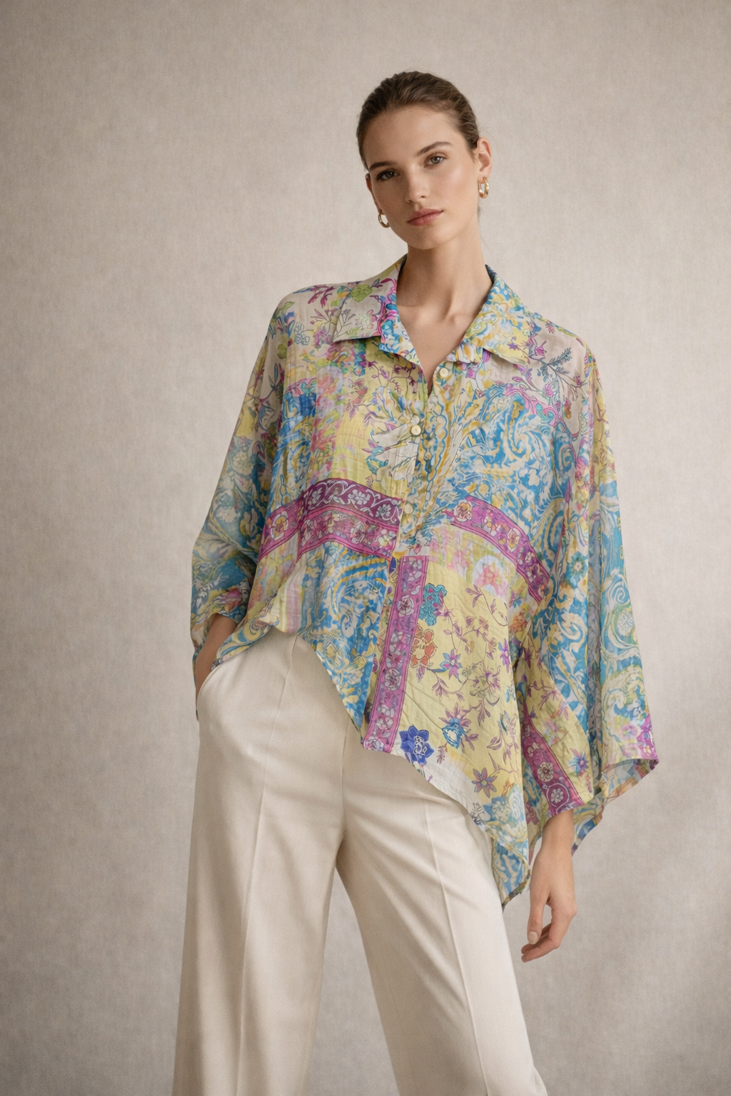 Patchwork Paisley Blouse