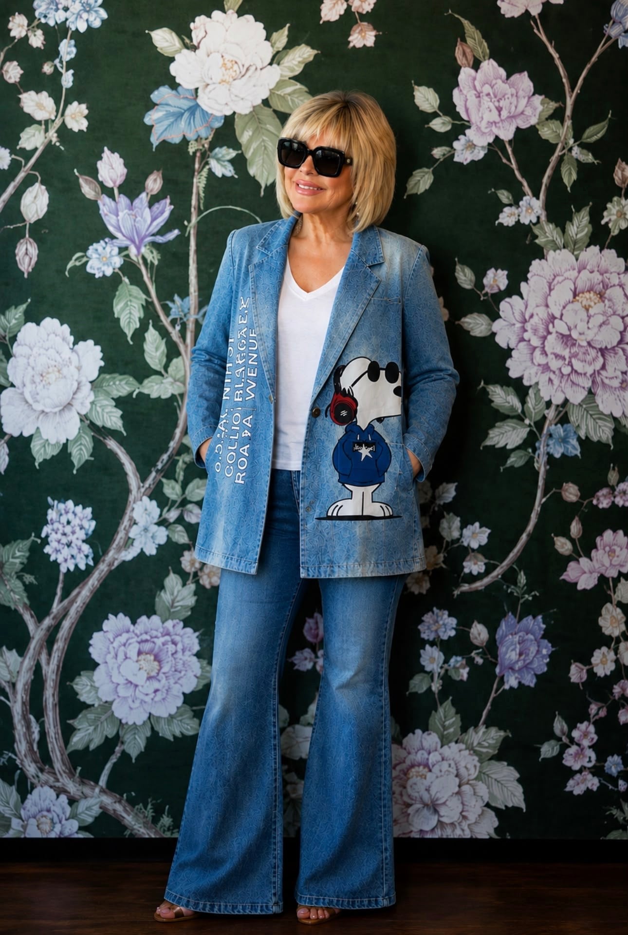 Riviera Snoopy Statement Blazer