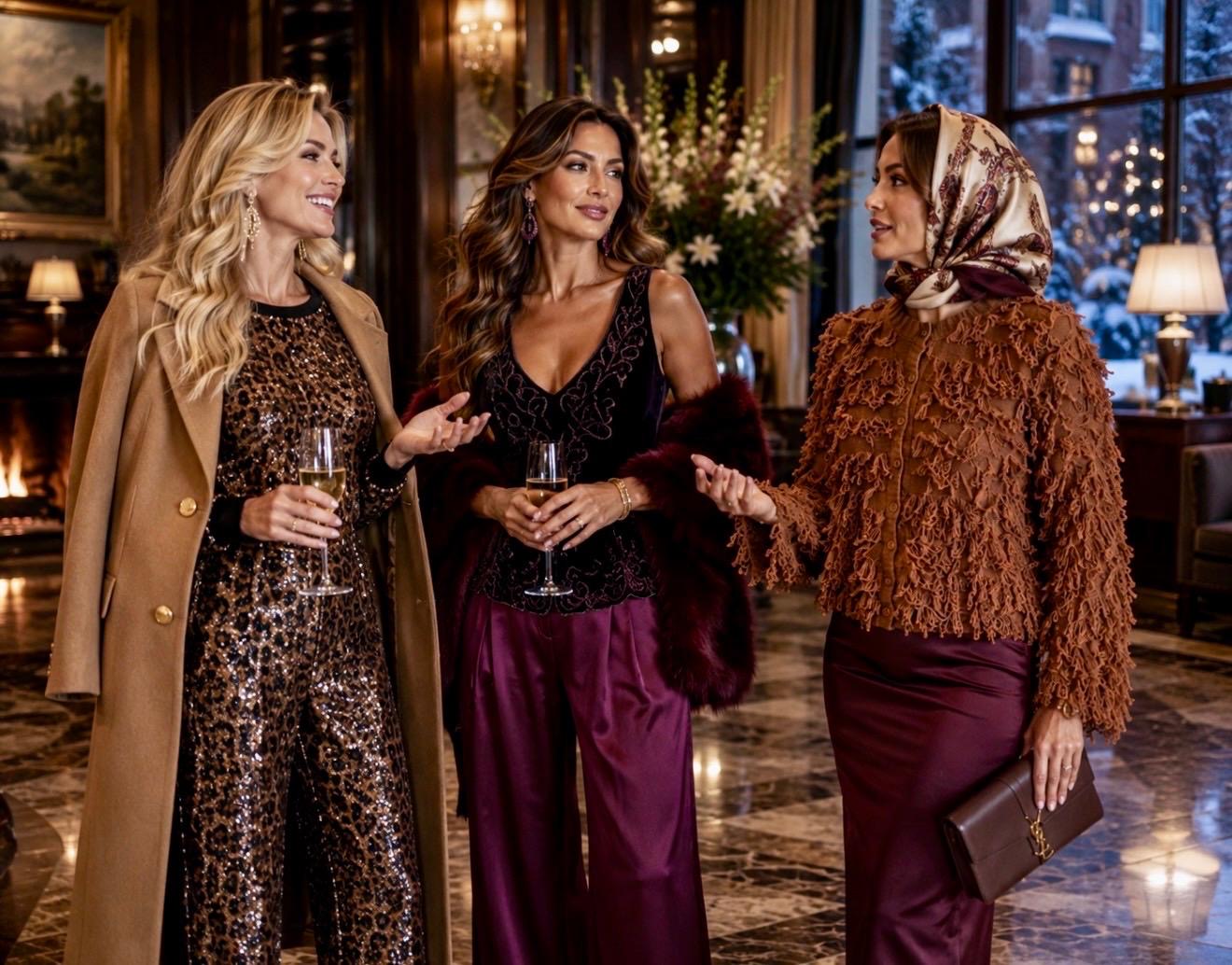 The After Dark Leopard Sequin Set
