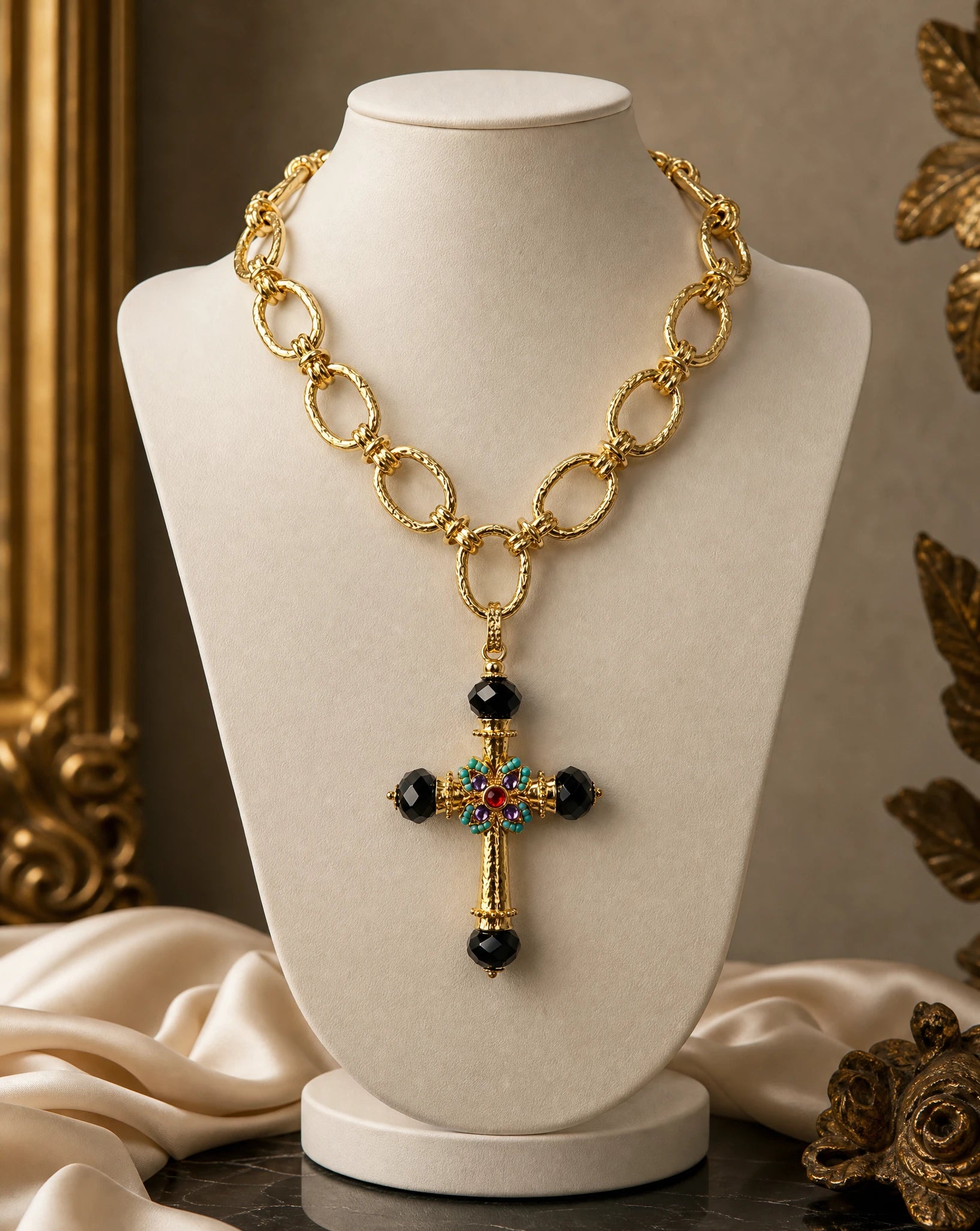 Santorini Cabochon Necklace
