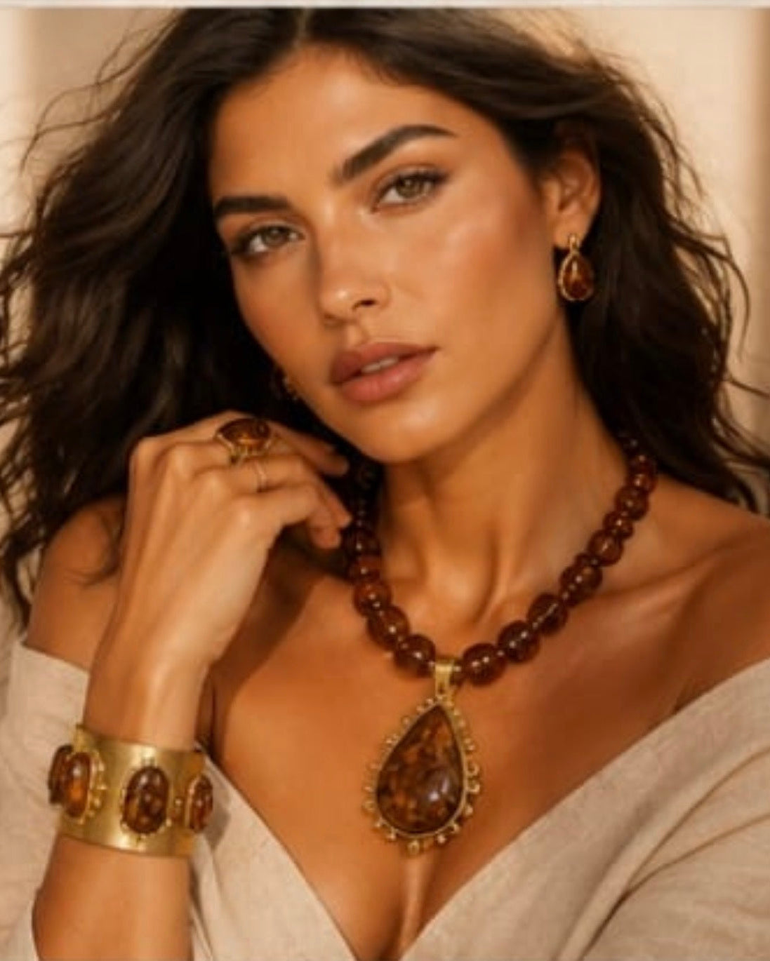 Amber Halo Necklace PRE-ORDER
